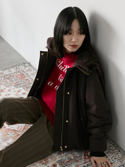 Samansa Mos2 blue「N-2Bジャケット」|その他|