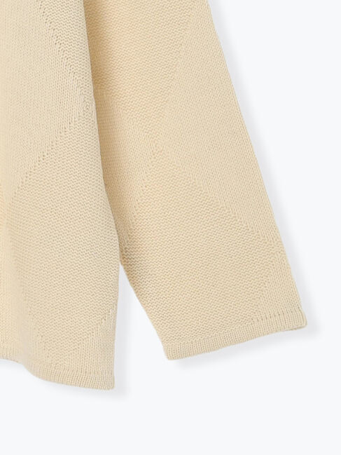 Samansa Mos2 blue「◎スクエア編みニット」|ニット・セーター|