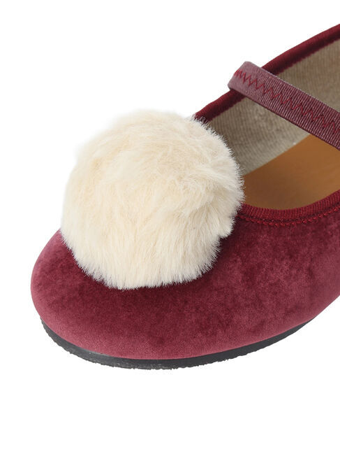 Samansa Mos2 Lagom「ポンポン付バレエシューズ」|ビジネス・ドレスシューズ|