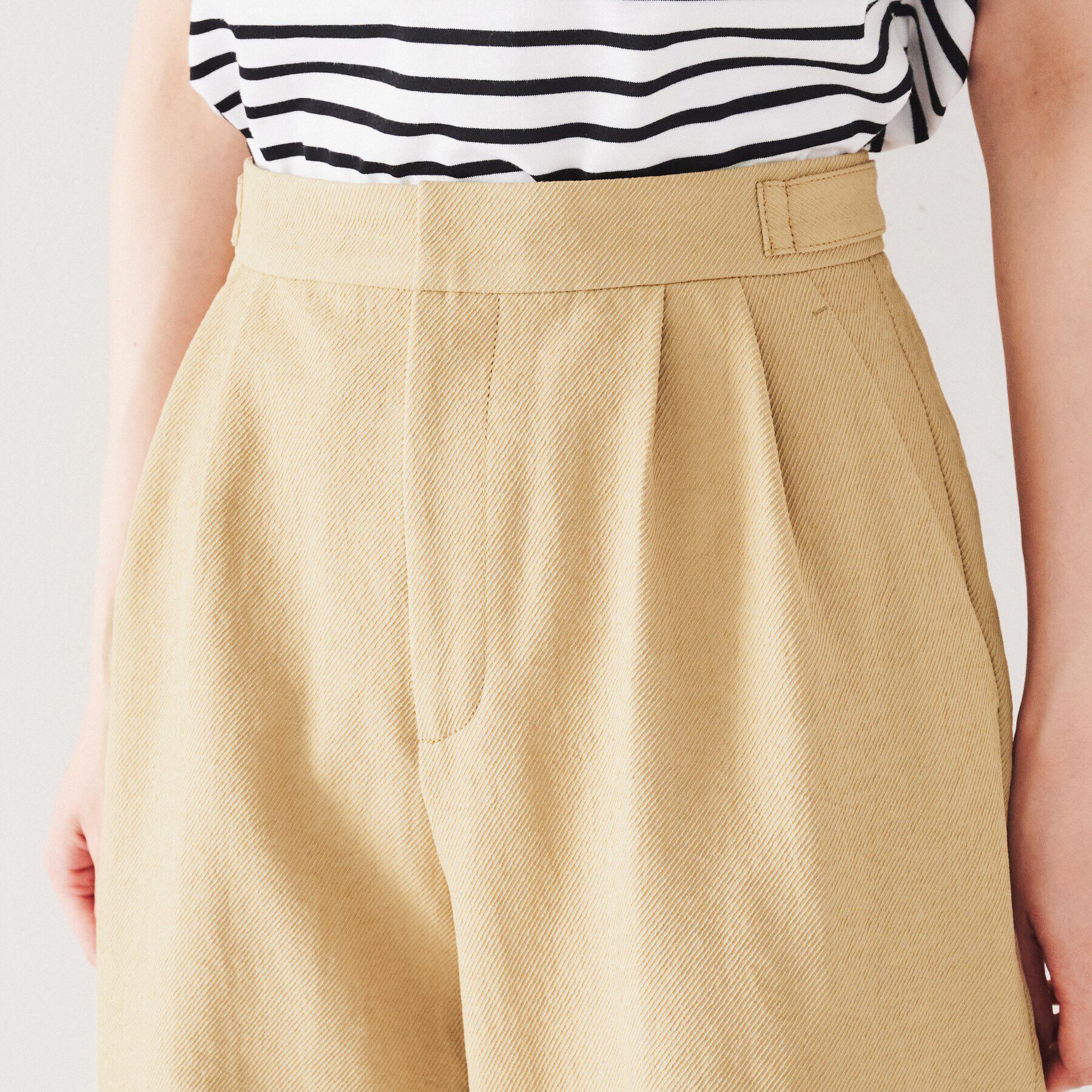 UNTITLED「【洗える/ドライタッチ】センタープレス ワイドパンツ」|その他|