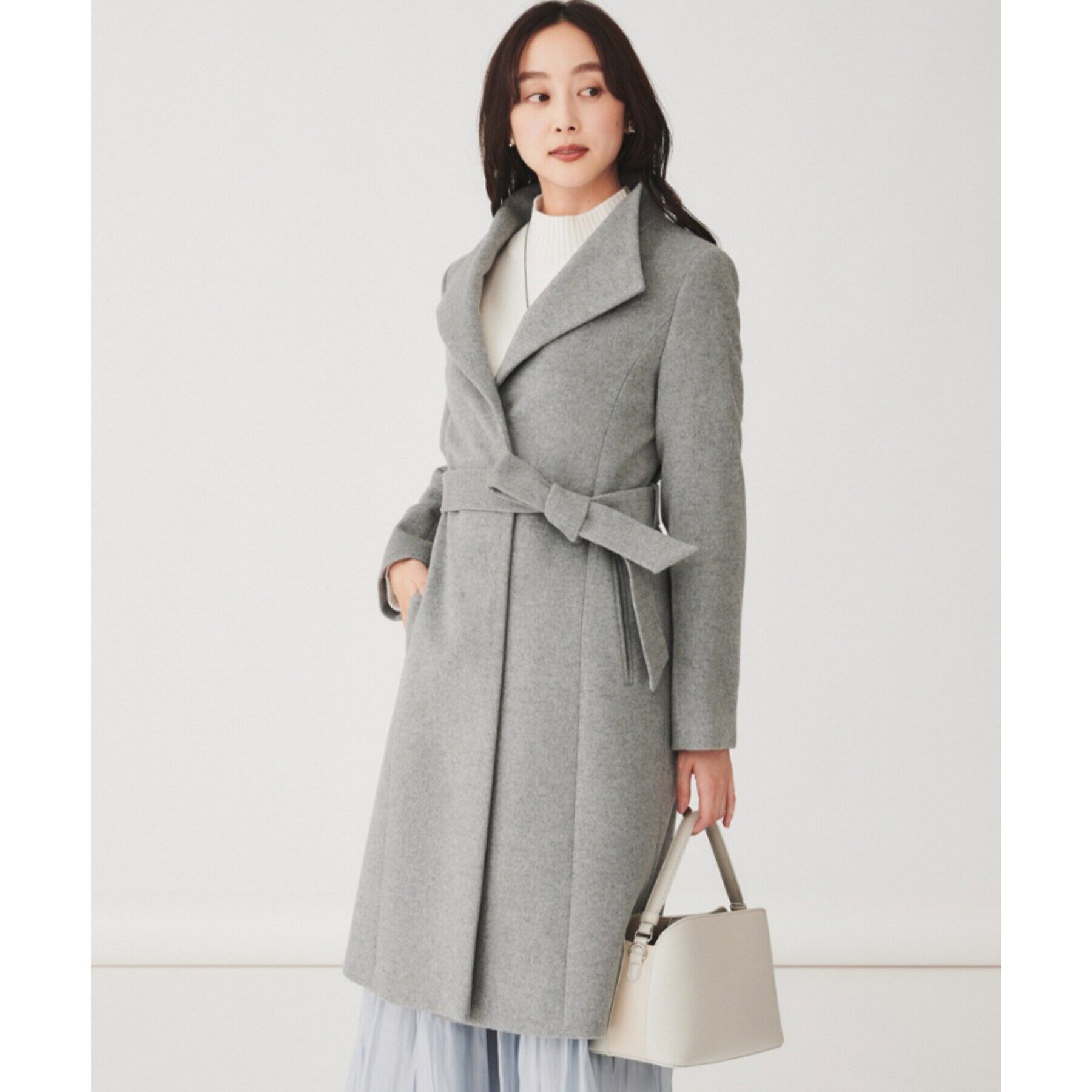 UNTITLED「【日本製】2WAYスタンドカラーロングコート」|その他|