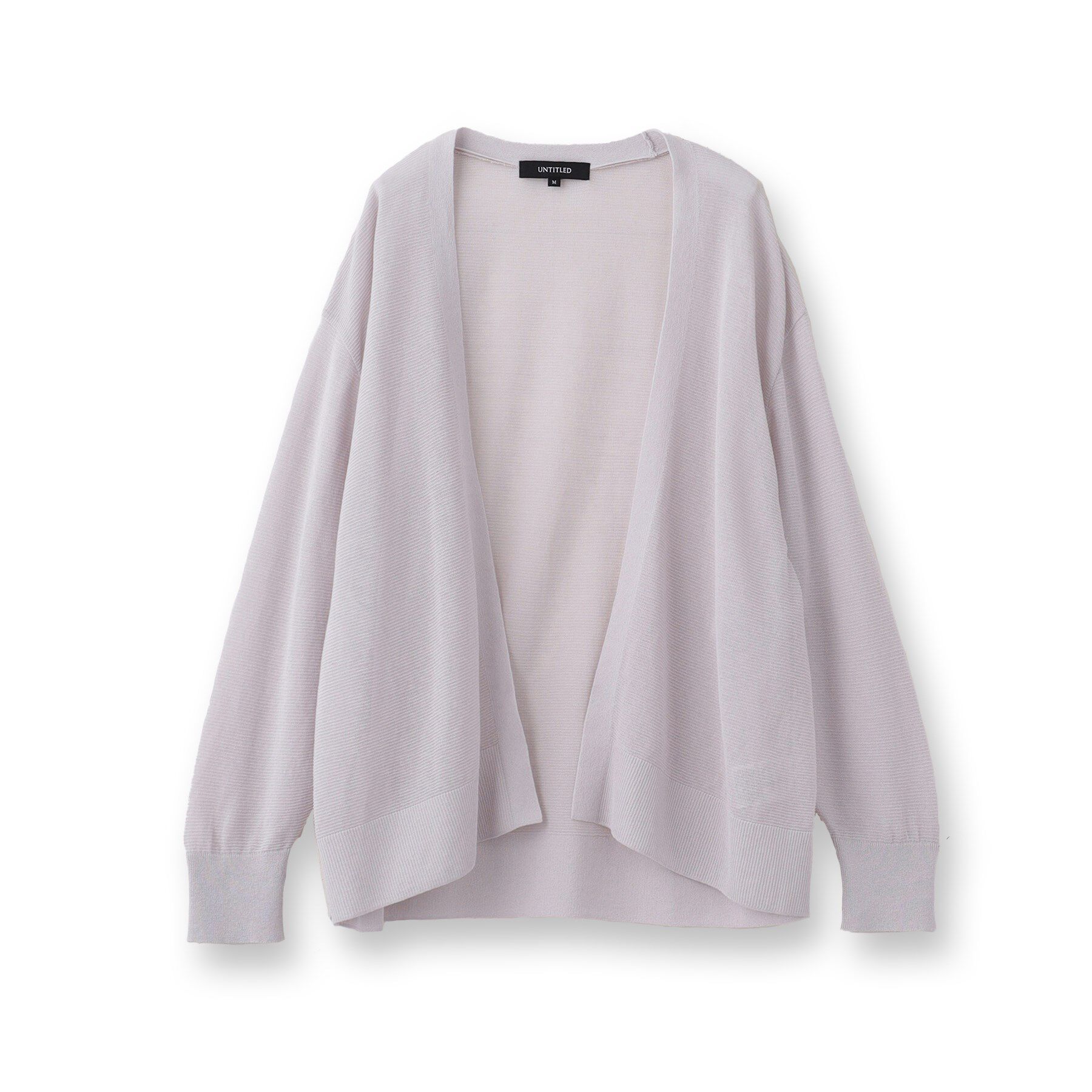 UNTITLED「【体型カバー/日除け】ドルマンスリーブ ガーターカーディガン」|カーディガン|