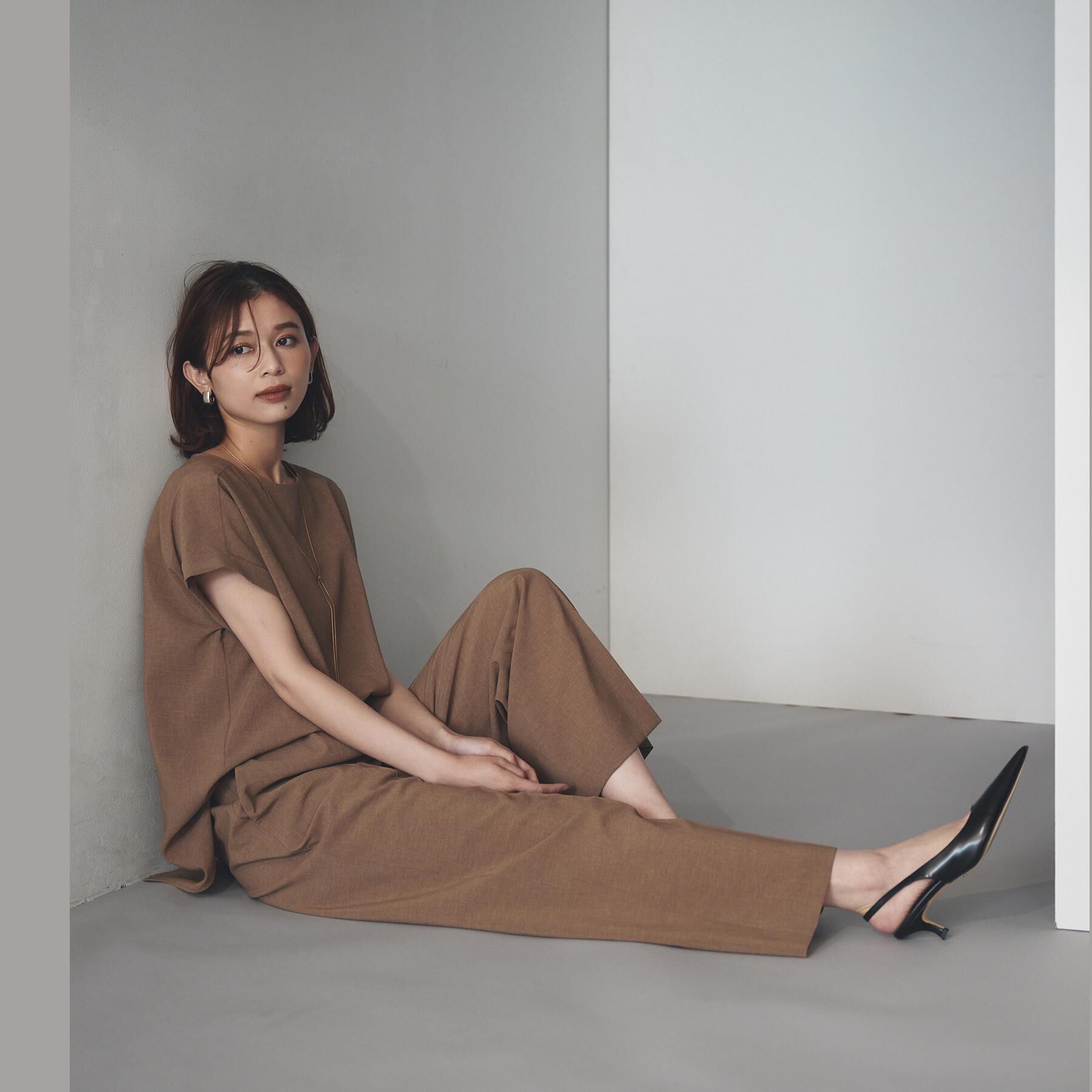 UNTITLED「【セットアップ可/はっ水/通勤】リラククール 半袖ブラウス」|シャツ・ブラウス|