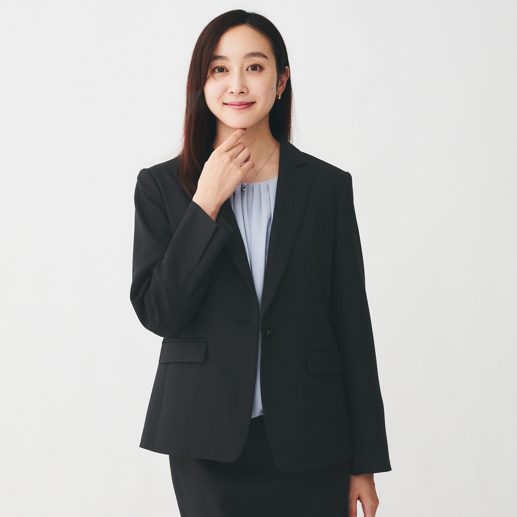 UNTITLED「【洗える/お仕事スーツ】ドライメランジ テーラードジャケット」|テーラードジャケット|