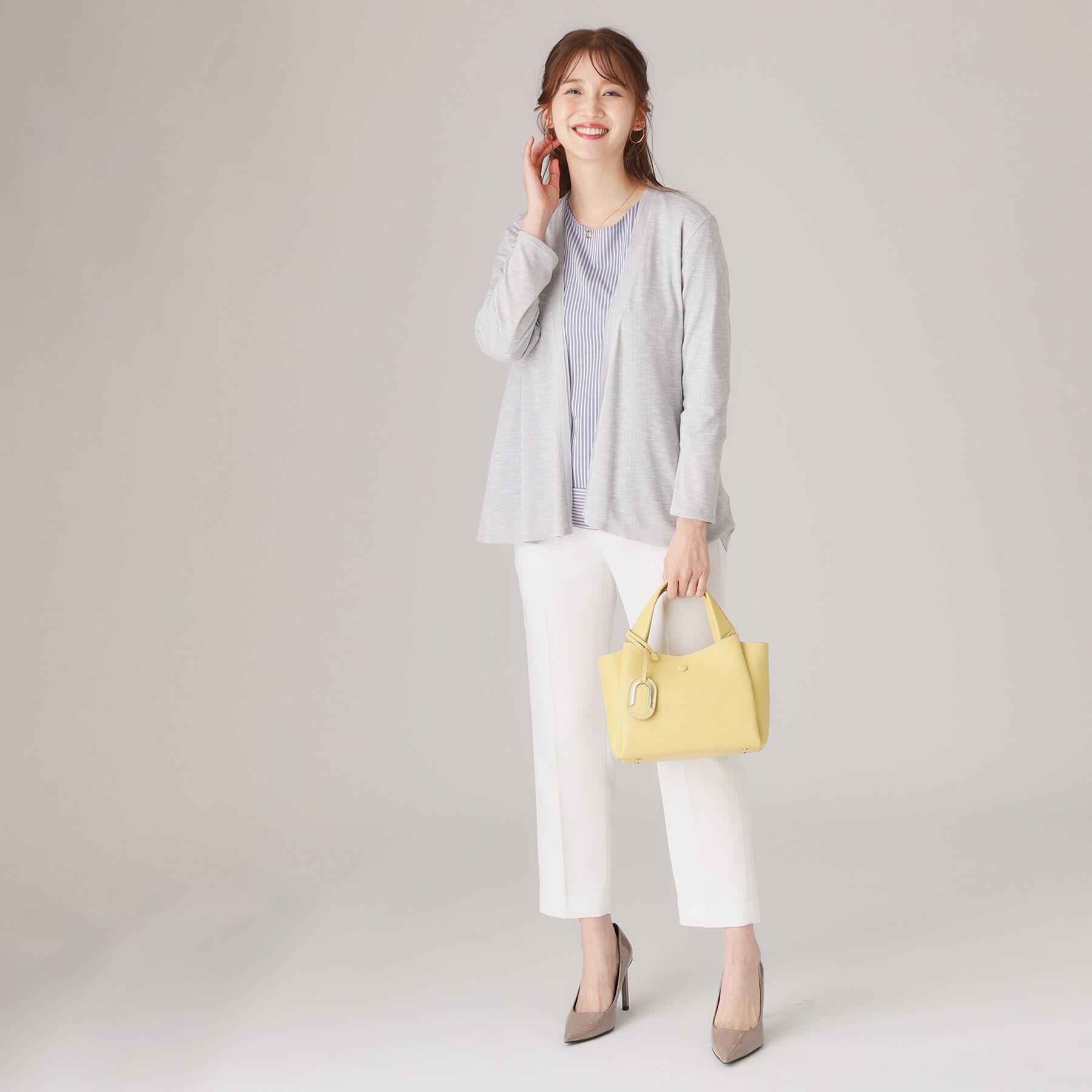 COUP DE CHANCE「【洗える】着流しカーディガン」|カーディガン|