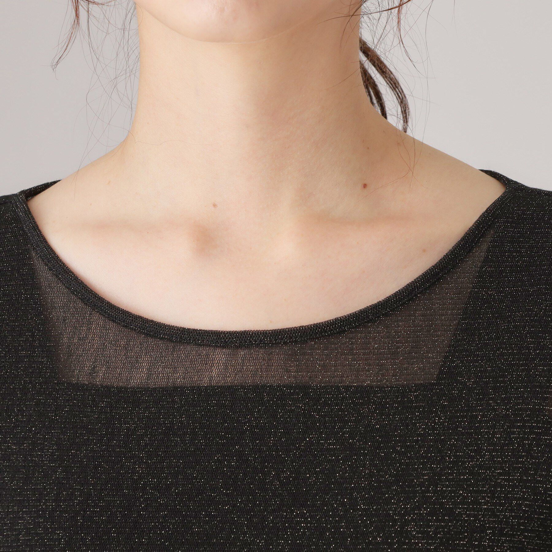 COUP DE CHANCE「【洗える／レイヤードスタイル】ラメプルオーバー」|Tシャツ・カットソー|