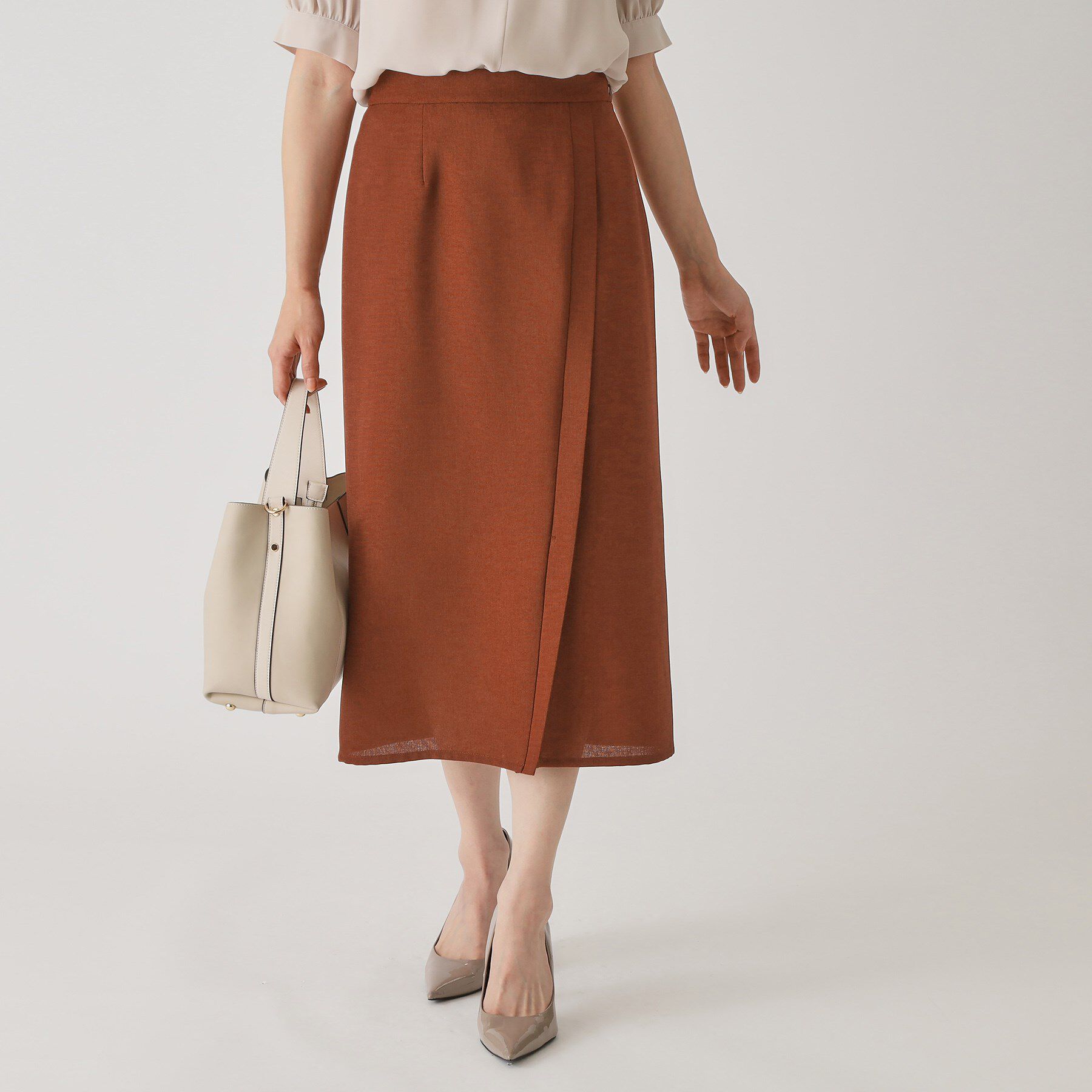 COUP DE CHANCE「【手洗い可／日本製】きれいめデザインタイトスカート」|スカート|