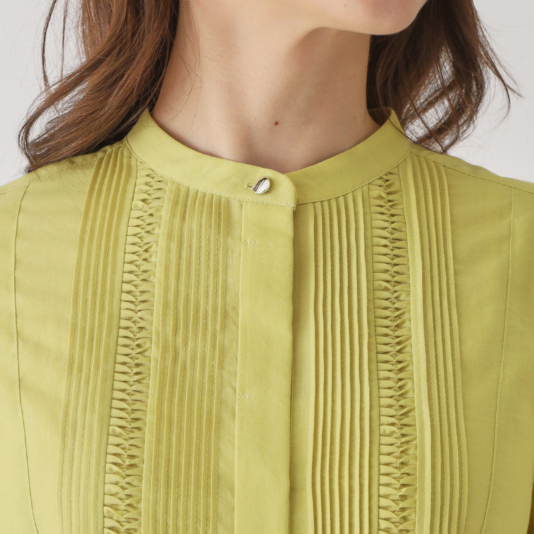 COUP DE CHANCE「【手洗い可】タックデザインブラウス」|シャツ・ブラウス|