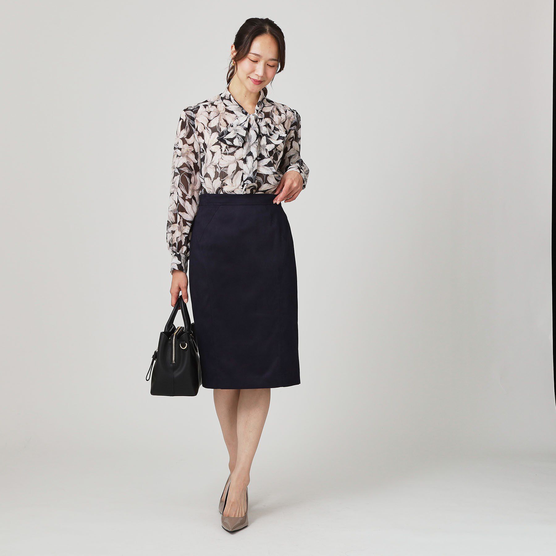 COUP DE CHANCE「【手洗い可／日本製／スーツ可】タイトシルエットのスカート」|スカート|