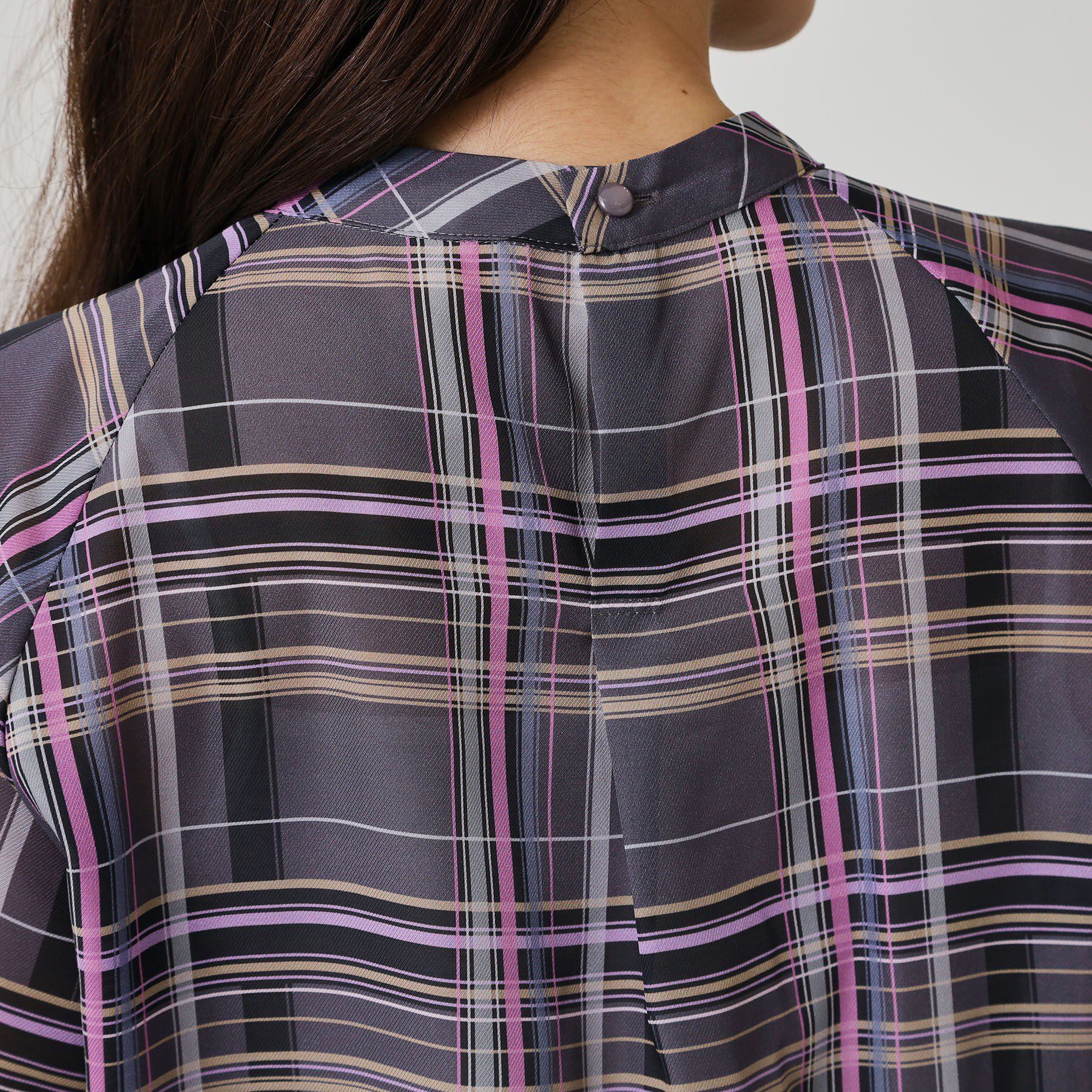 COUP DE CHANCE「【手洗い可／日本製】チェック柄ブラウス」|シャツ・ブラウス|