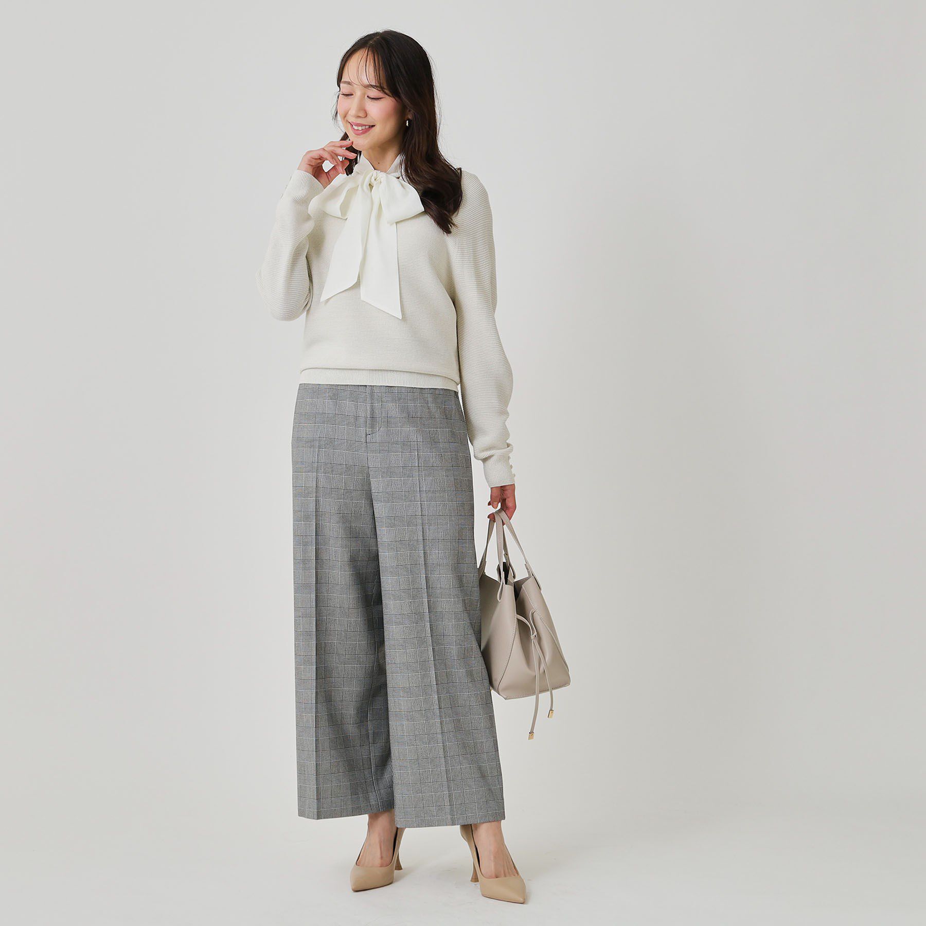 COUP DE CHANCE「【手洗い可／日本製／ホールガーメント】ラメ混ドルマンニットトップス」|ニット・セーター|