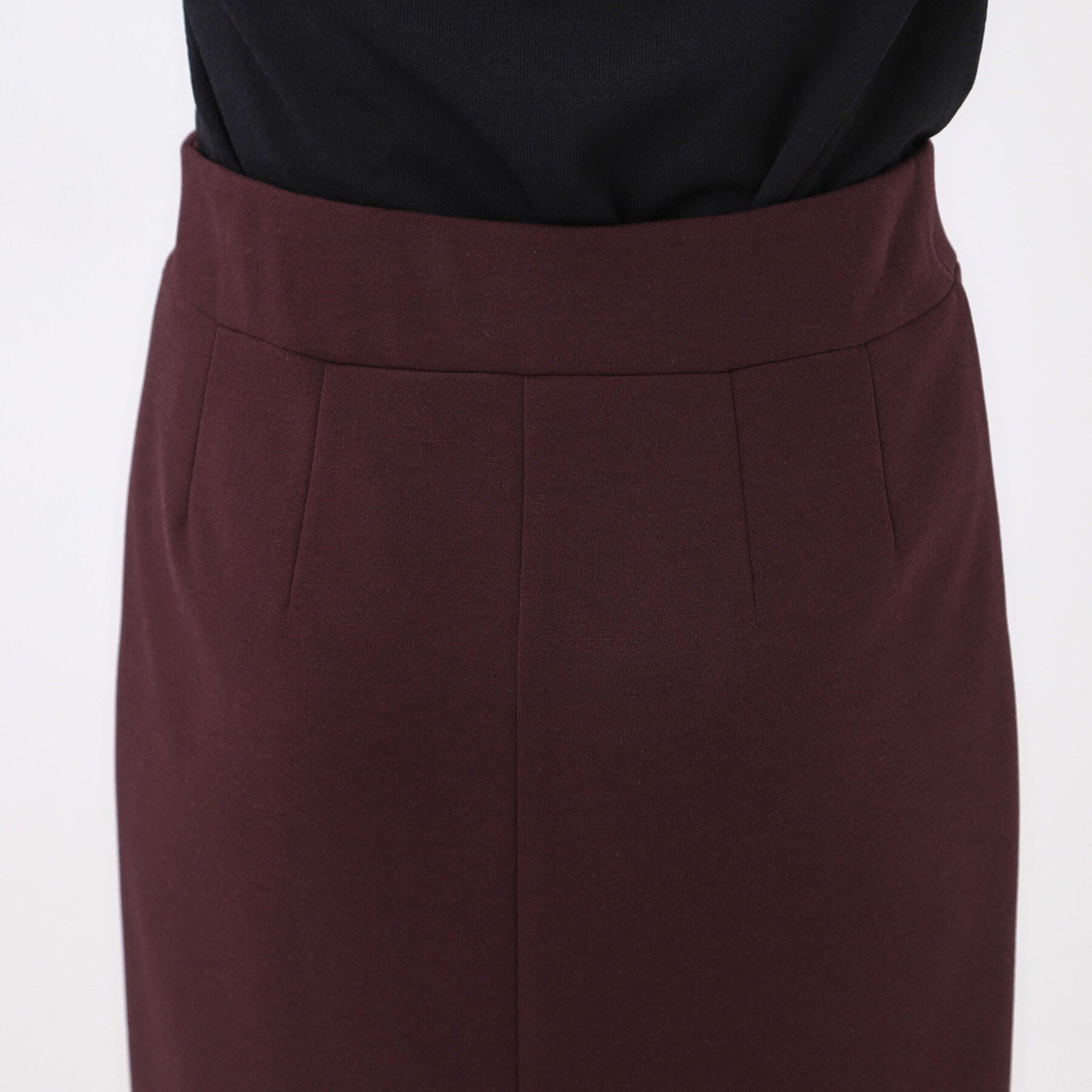 Reflect「【すっきり見え／ウエスト総ゴム】ジャージナロースカート」|スカート|