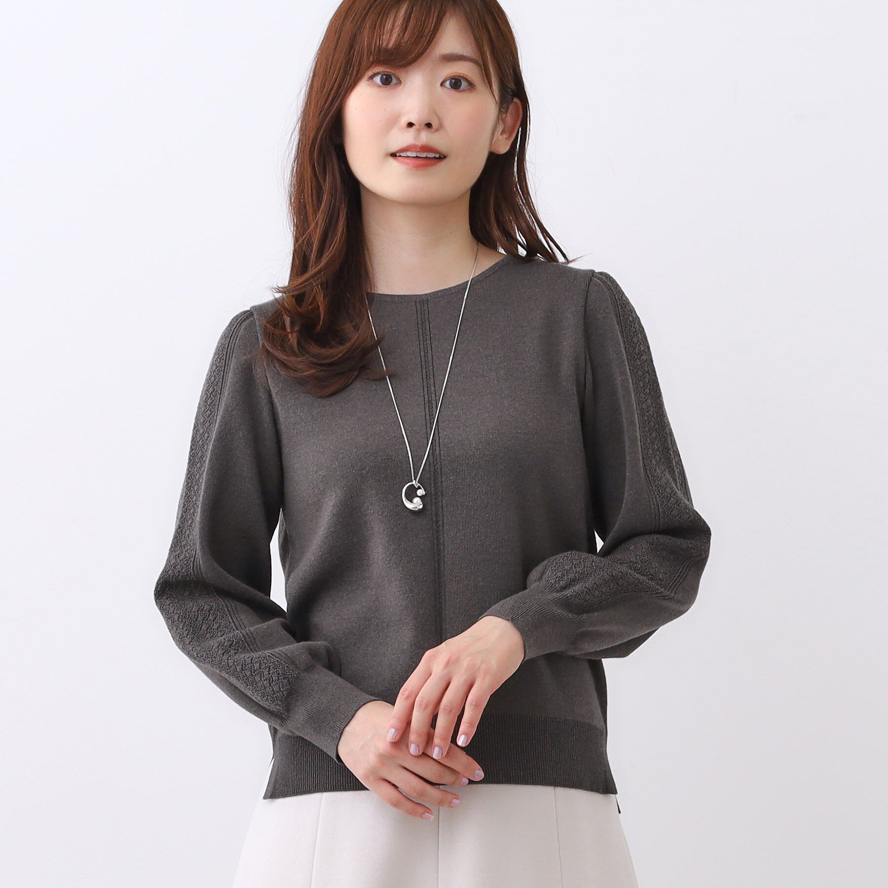 Reflect「【選べる8色／スカートにもパンツにも◎】ウール混ボートネックニット」|ニット・セーター|