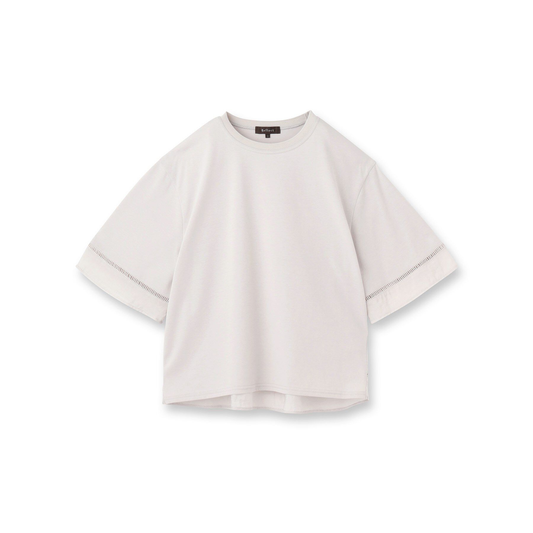 Reflect「【E‐QUALITY／体型カバー】シアー&times;レースデザインプルオーバー」|Tシャツ・カットソー|