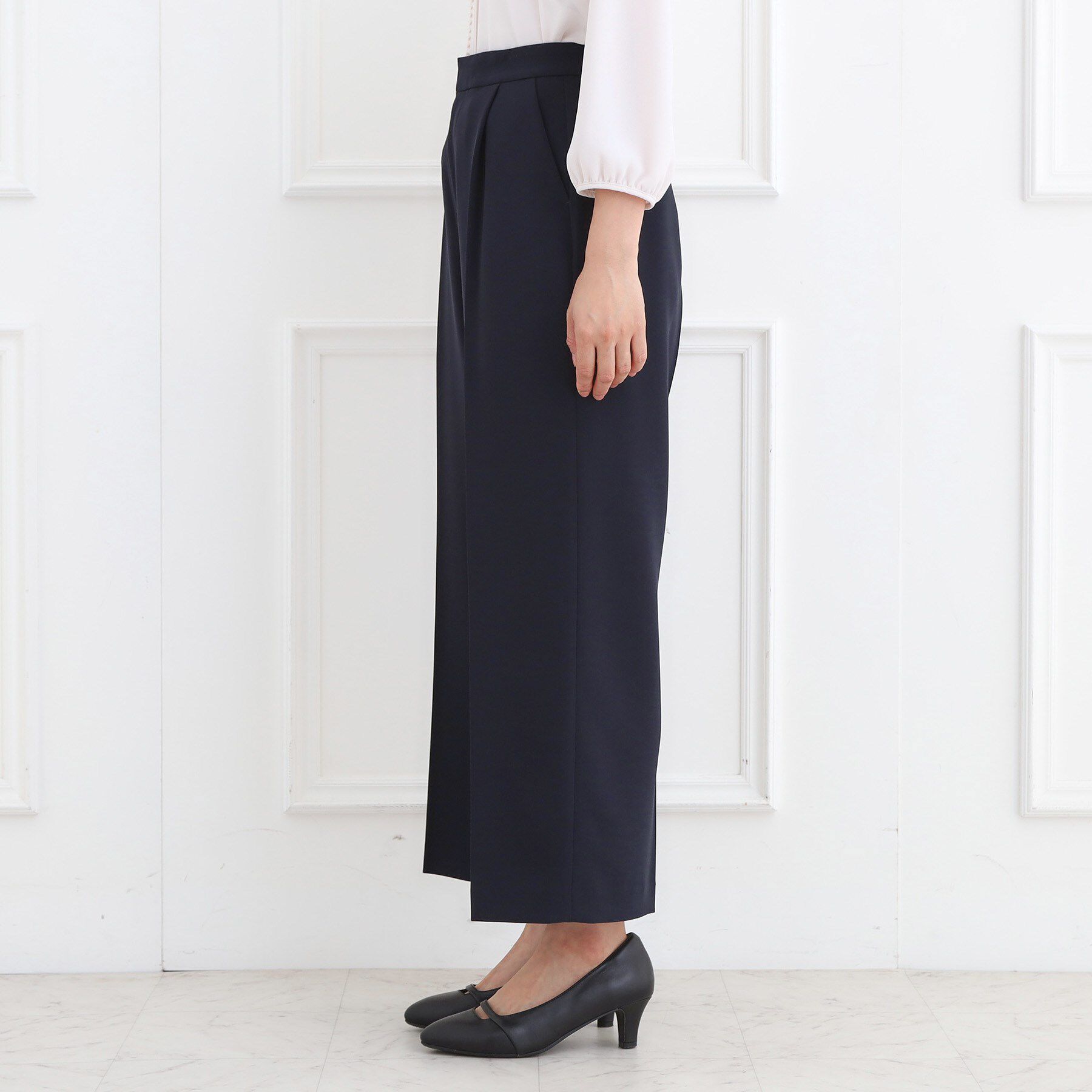 Reflect「【フォーマル／入卒／セットアップ可】タック入りワイドパンツ」|その他|