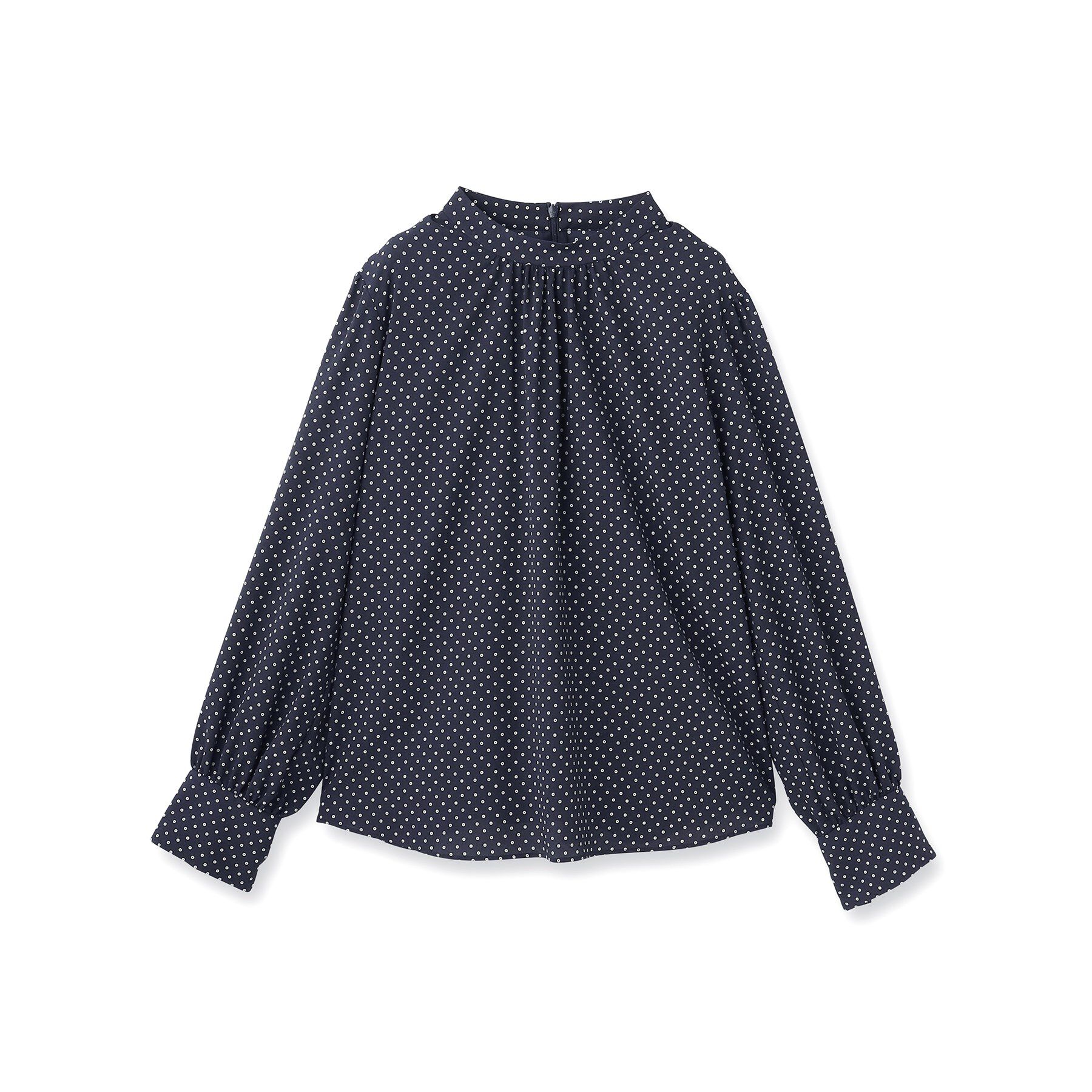 Reflect「【フォーマル／入卒】ドットプリントブラウス」|シャツ・ブラウス|