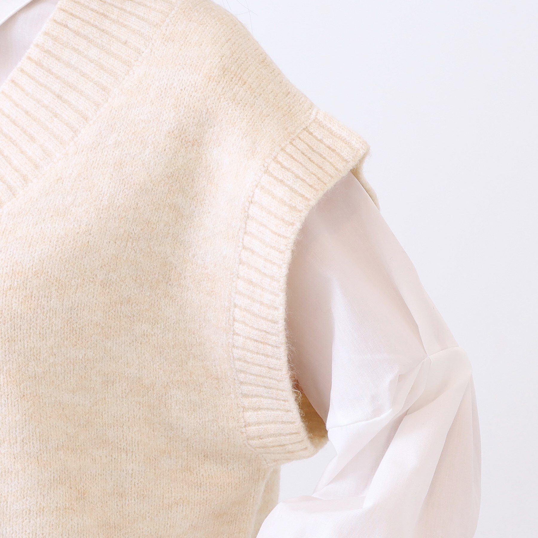 Reflect「【単品使い◎】ニットベスト＋シャツセット」|その他|