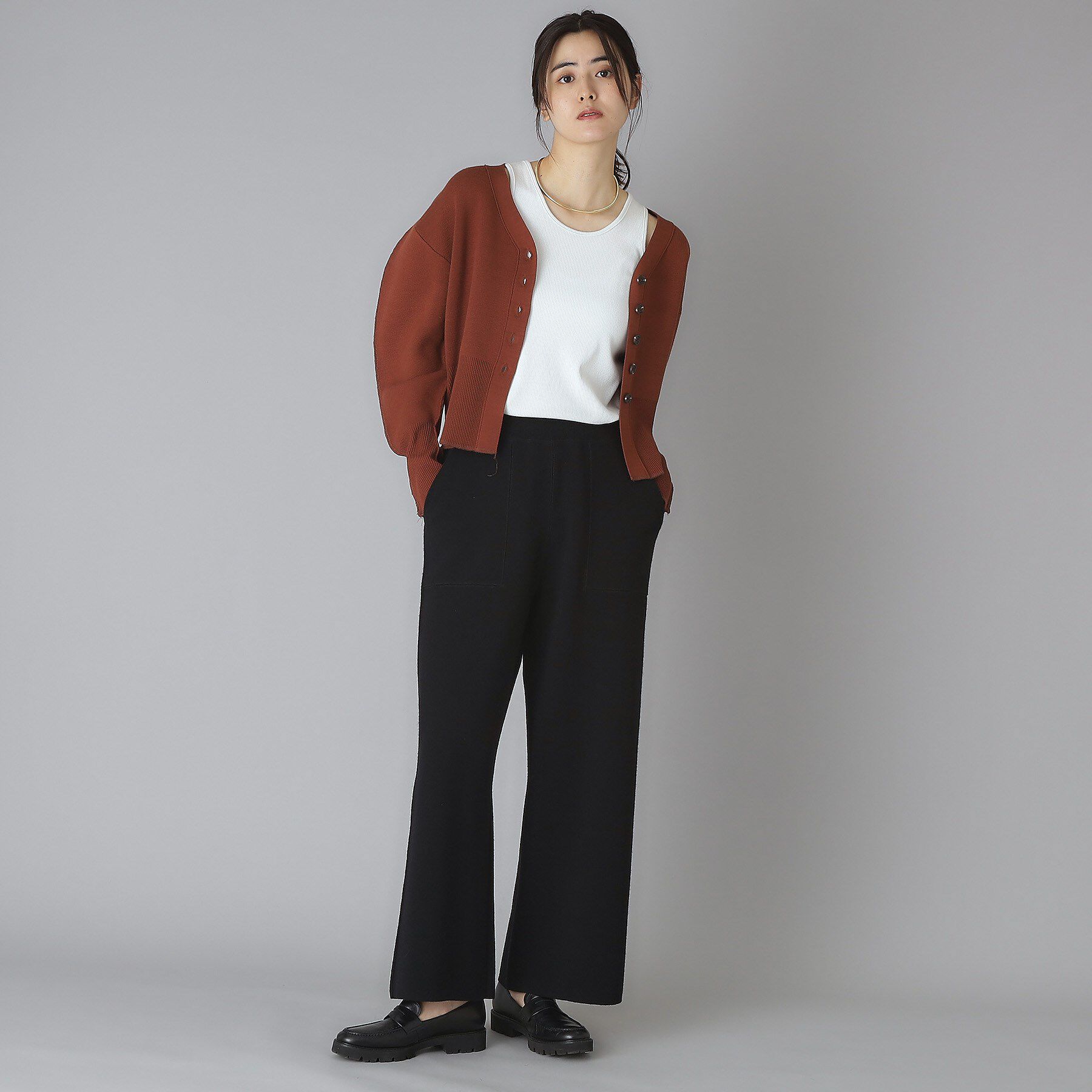 DRESSTERIOR「TICCA（ティッカ）ミラノリブワイドニットパンツ」|その他|