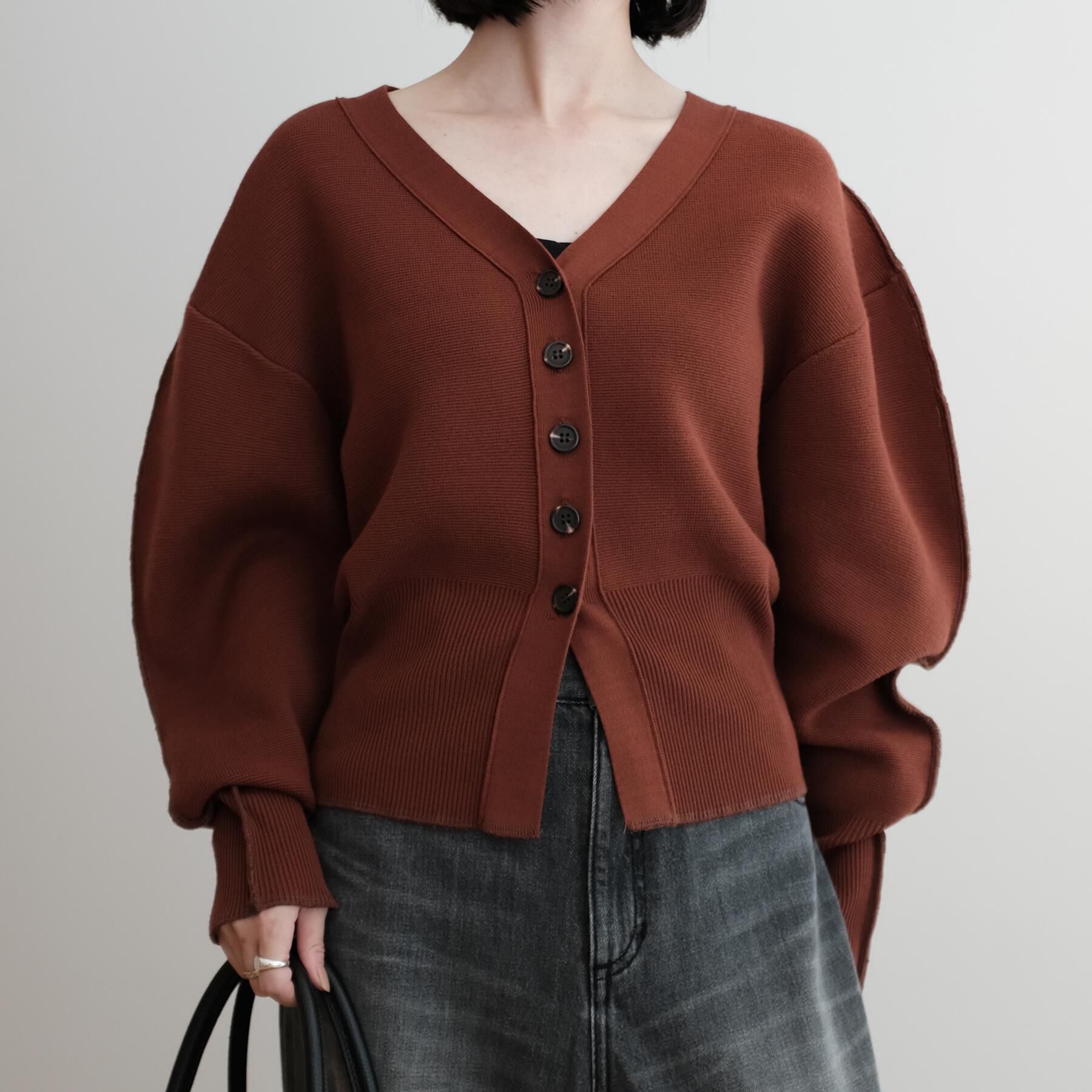 DRESSTERIOR「provoke（プロヴォーク）【別注】コクーンシェイプカーディガン」|カーディガン|