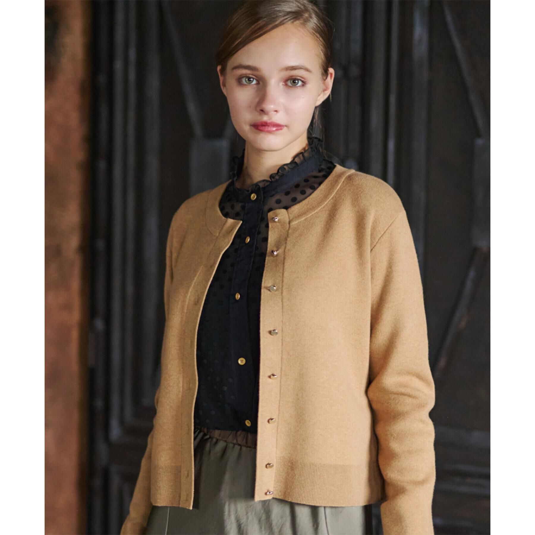 DRESSTERIOR「【洗える/カシミヤ混】ウォッシャブルコットンカシミヤカーディガン」|カーディガン|