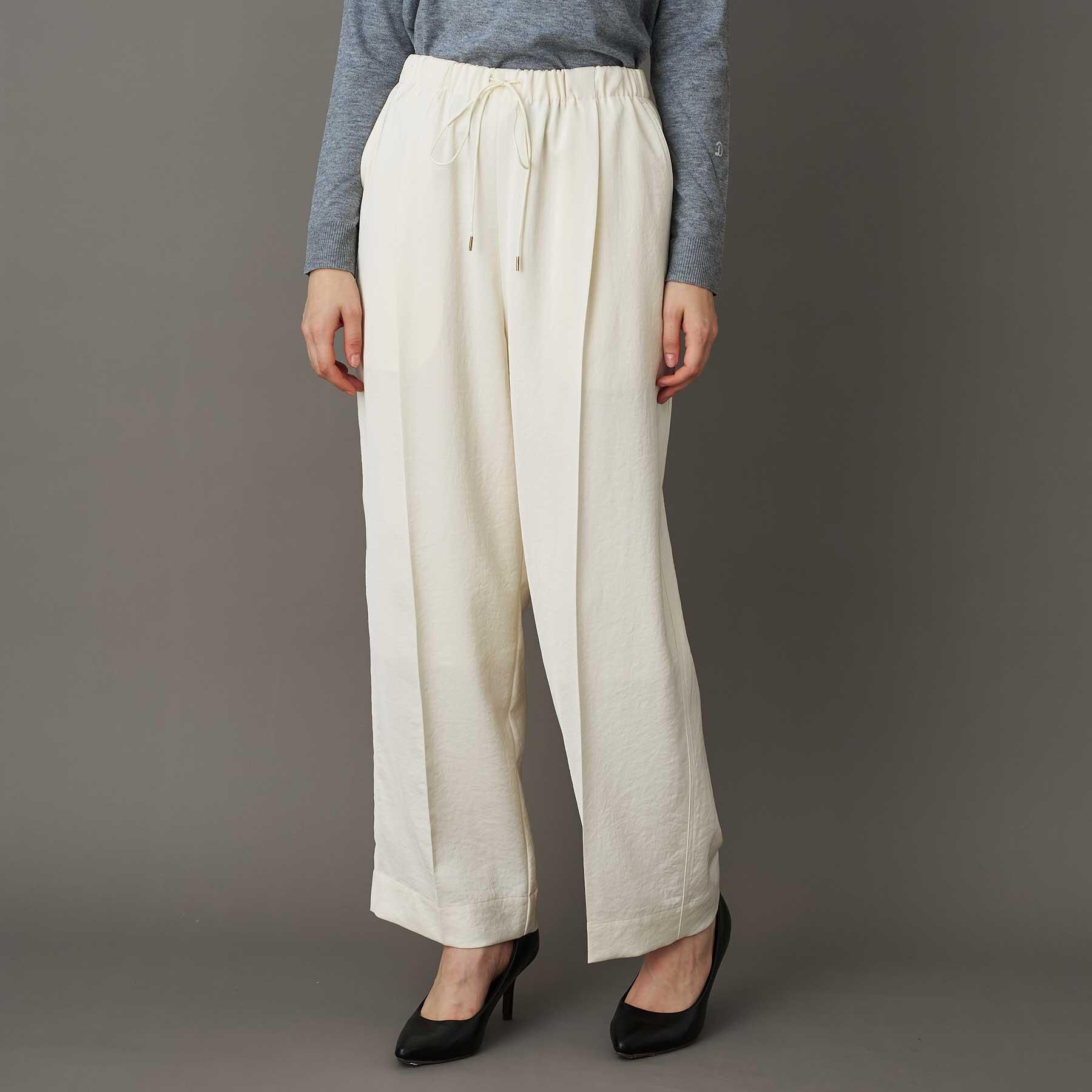 DRESSTERIOR「【洗える/ウエストゴム】サテンイージーパンツ」|その他|