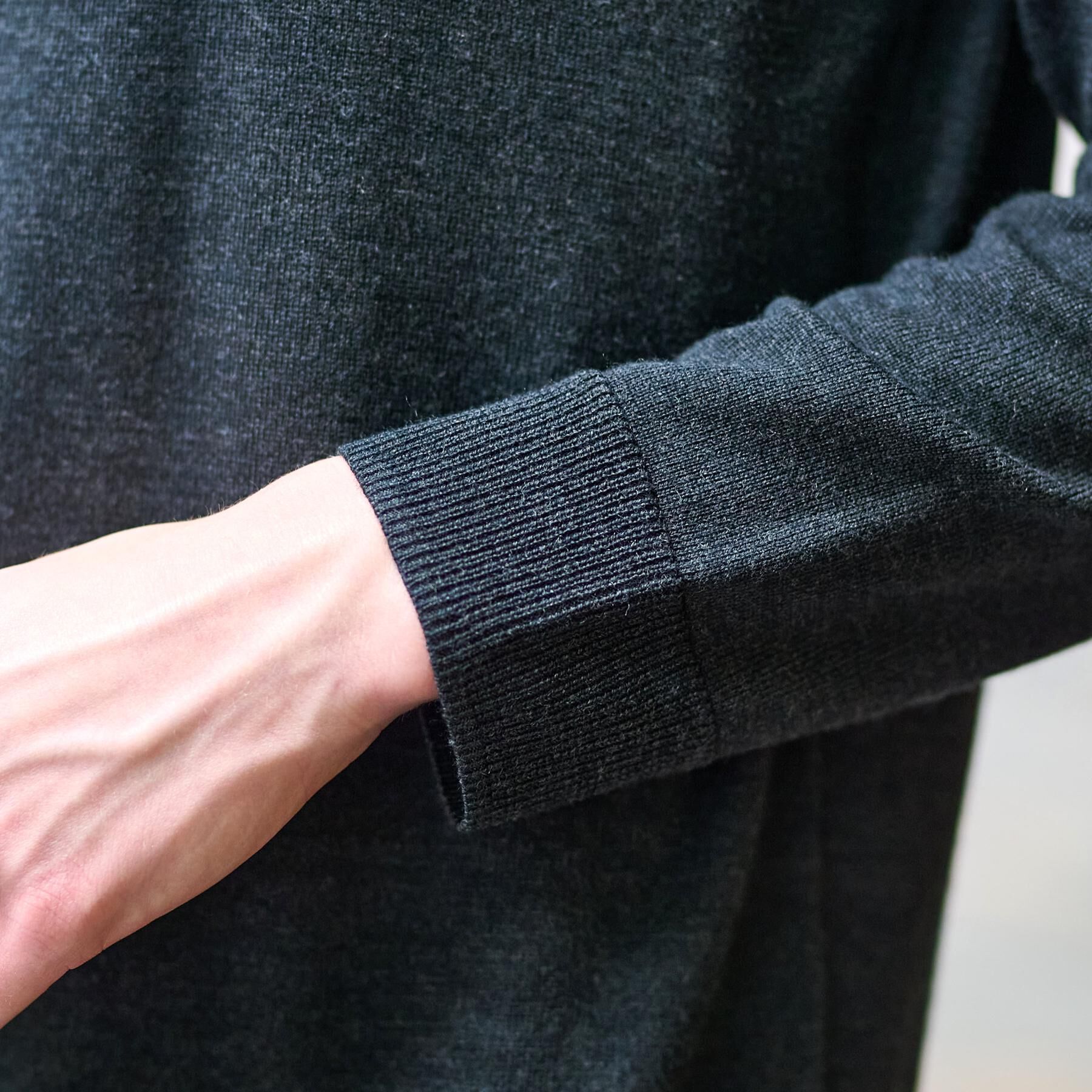 DRESSTERIOR「ウォッシャブルファインメリノ クルーネックニット」|ニット・セーター|