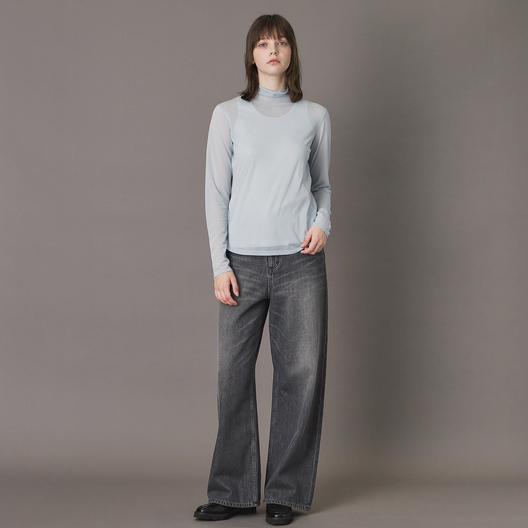 DRESSTERIOR「【シアー素材/otonaMUSE 11月号掲載】シアータートルトップス」|Tシャツ・カットソー|