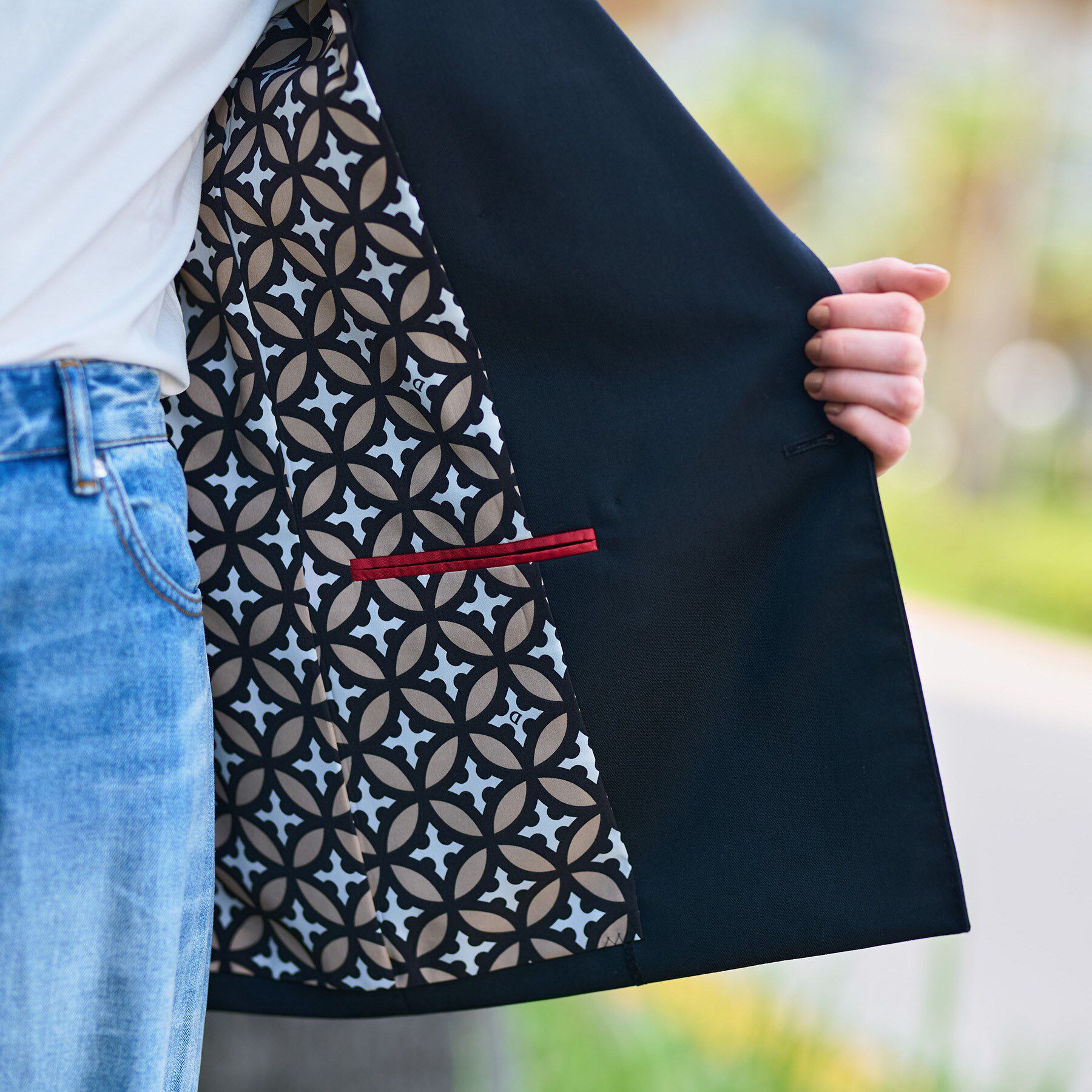 DRESSTERIOR「【セットアップ可/オンオフ】ブラックダブルジャケット」|テーラードジャケット|