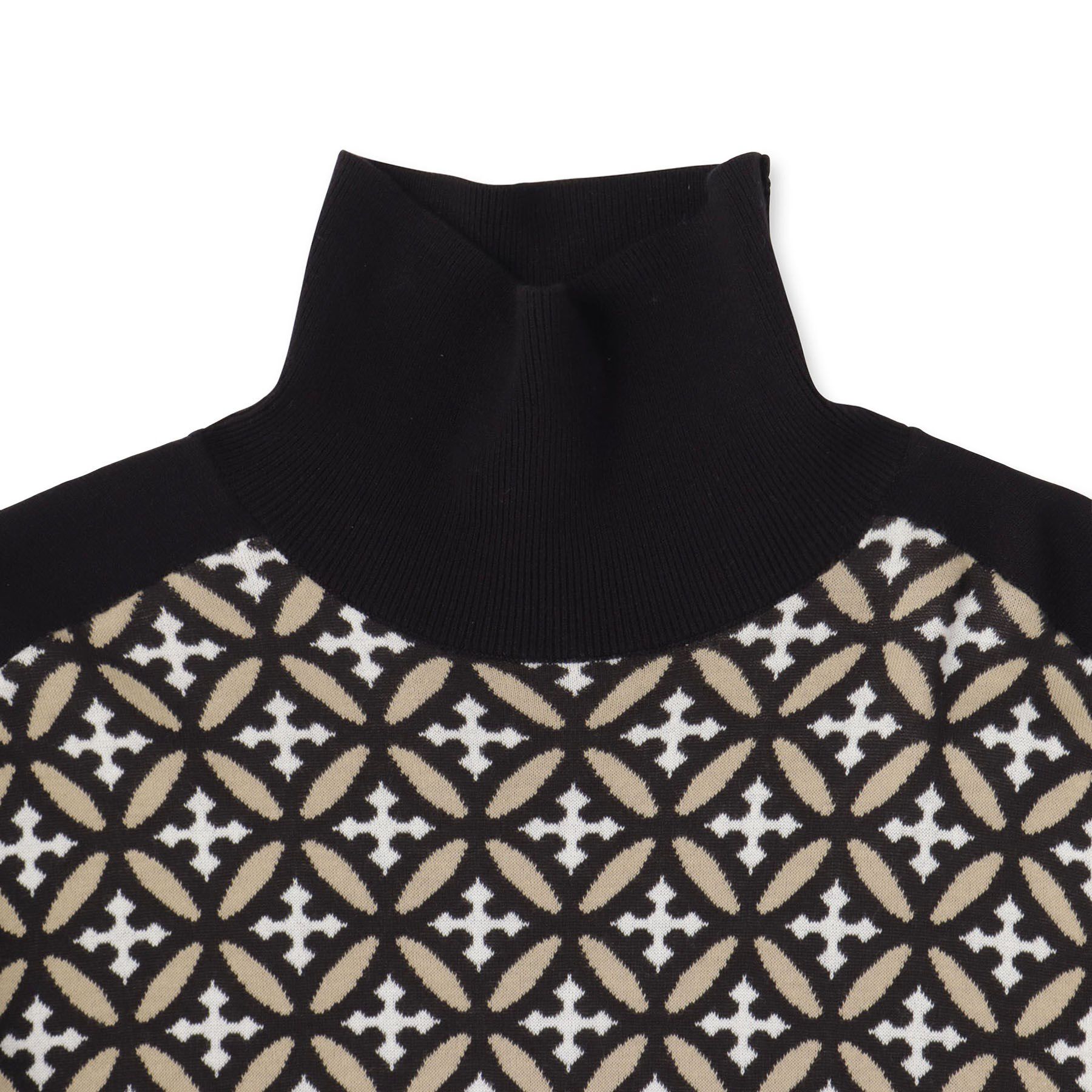 DRESSTERIOR「オーバーラップサークルジャカード タートルニット」|ニット・セーター|