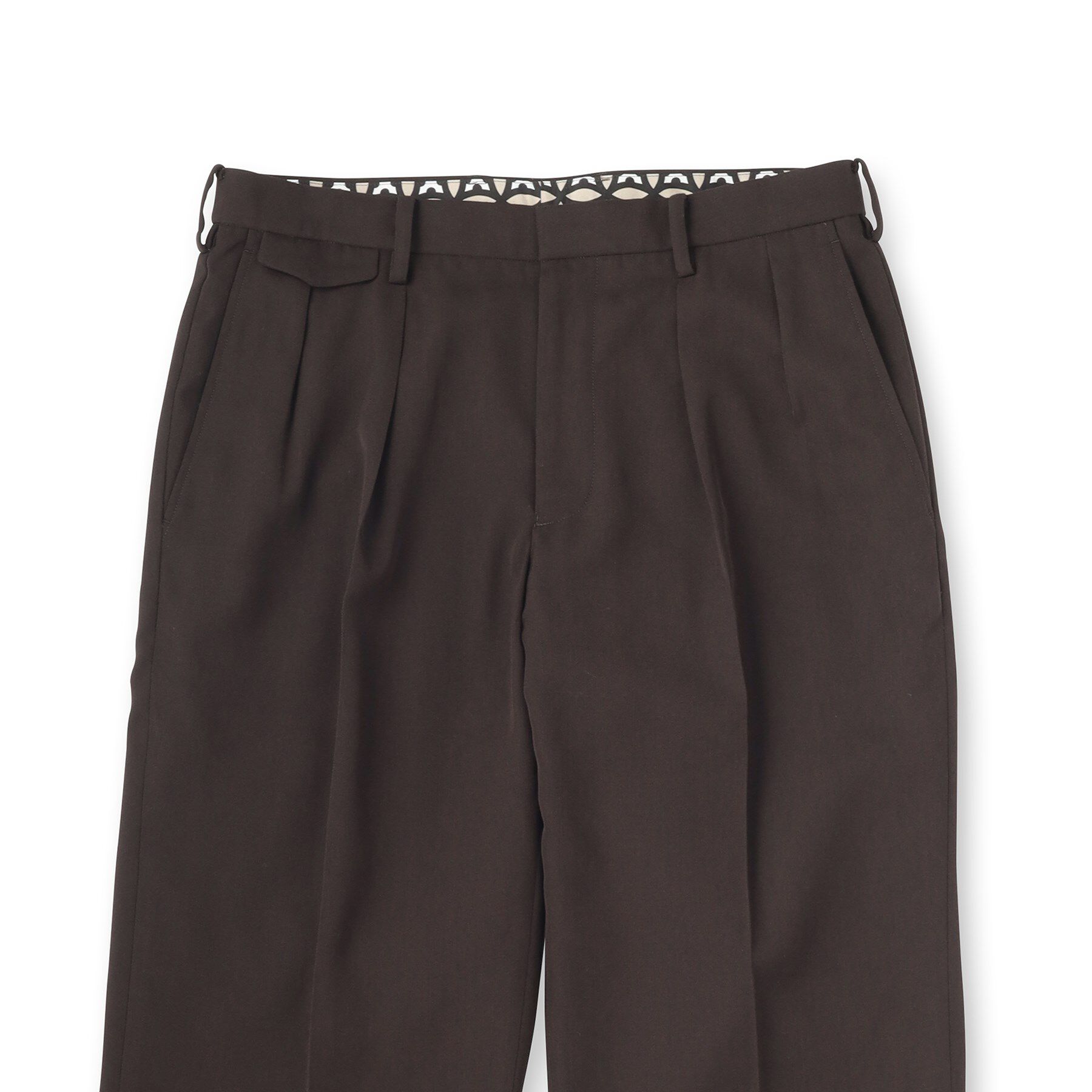 DRESSTERIOR「【セットアップ可】ブラウンツイル ツータックパンツ」|その他|