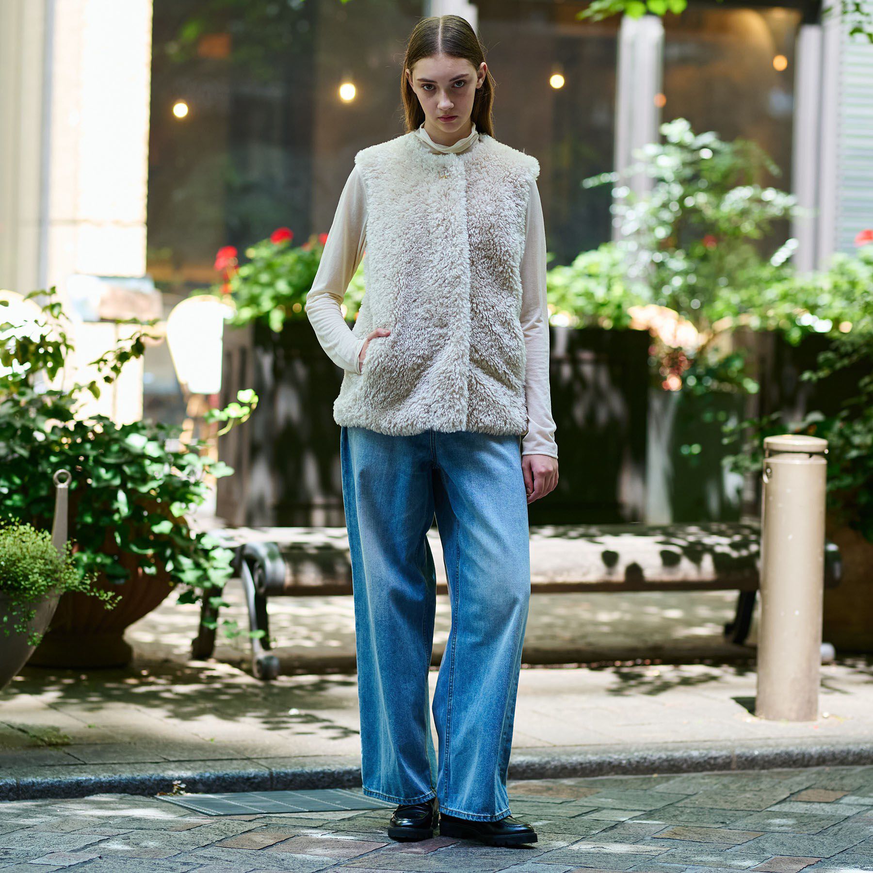 DRESSTERIOR「【otonaMUSE 11月号掲載】エコファージレ」|ノーカラーコート|