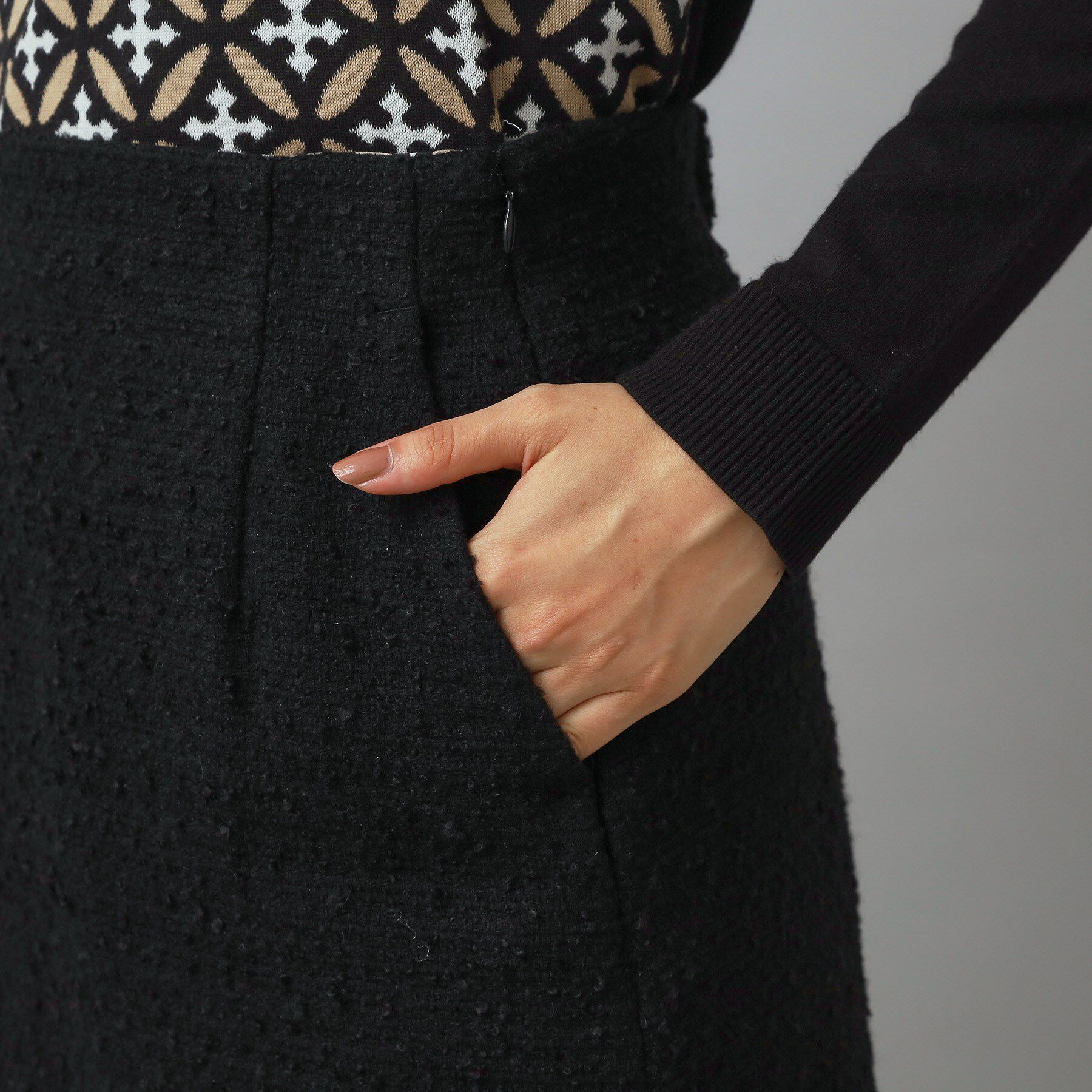 DRESSTERIOR「【otonaMUSE 11月号掲載/セットアップ可】ブッチャーツイードミニスカート」|スカート|