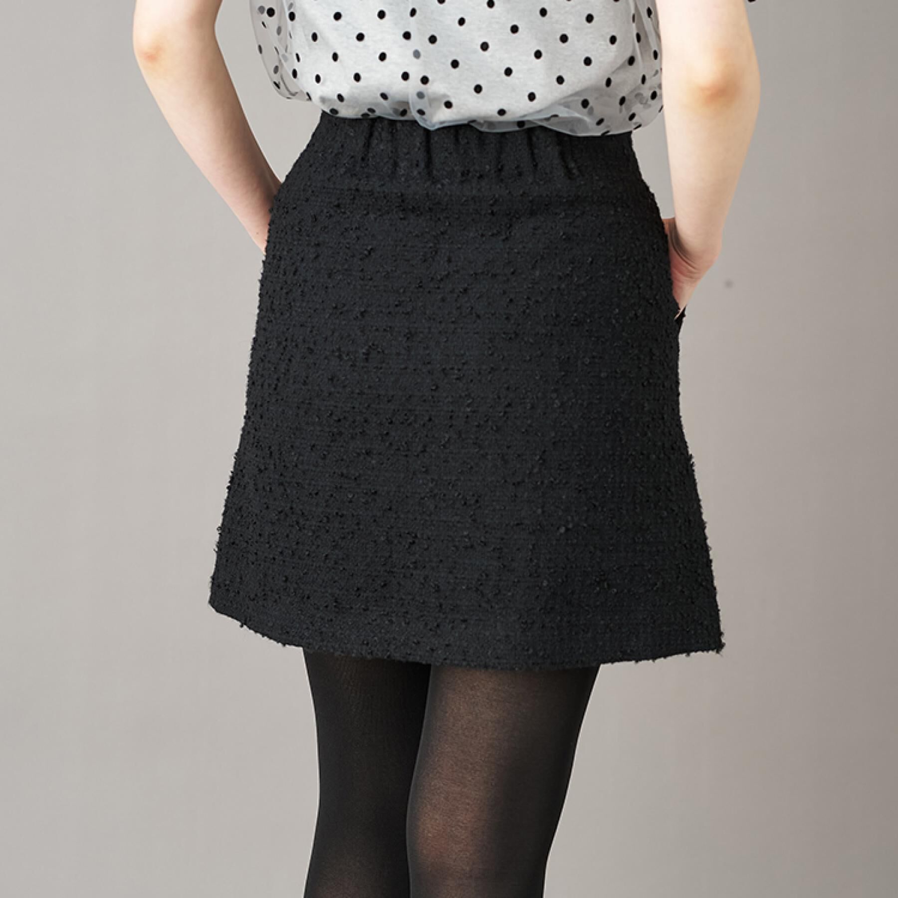 DRESSTERIOR「【otonaMUSE 11月号掲載/セットアップ可】ブッチャーツイードミニスカート」|スカート|