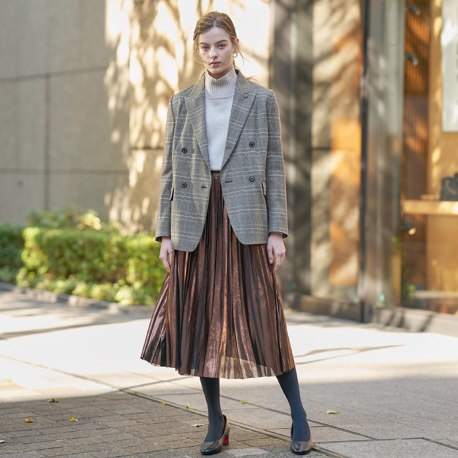 DRESSTERIOR「【otonaMUSE 11月号掲載】サキソニーグレンチェックジャケット」|テーラードジャケット|