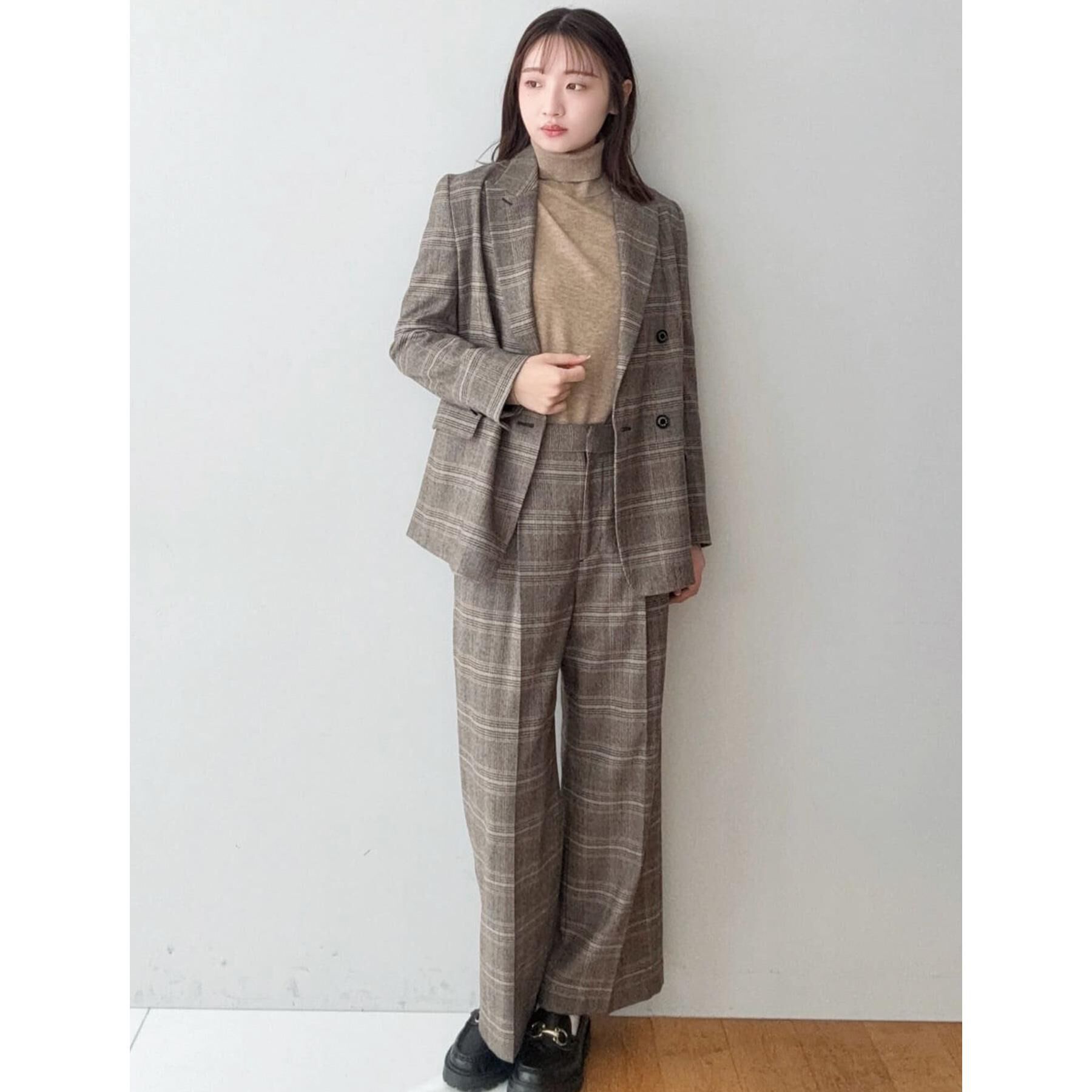 DRESSTERIOR「【otonaMUSE 11月号掲載】グレンチェックワイドパンツ」|その他|