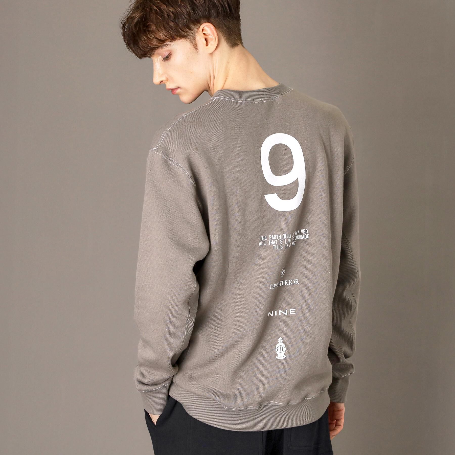 DRESSTERIOR「裏起毛 バック9プリントスウェット」|パーカー|