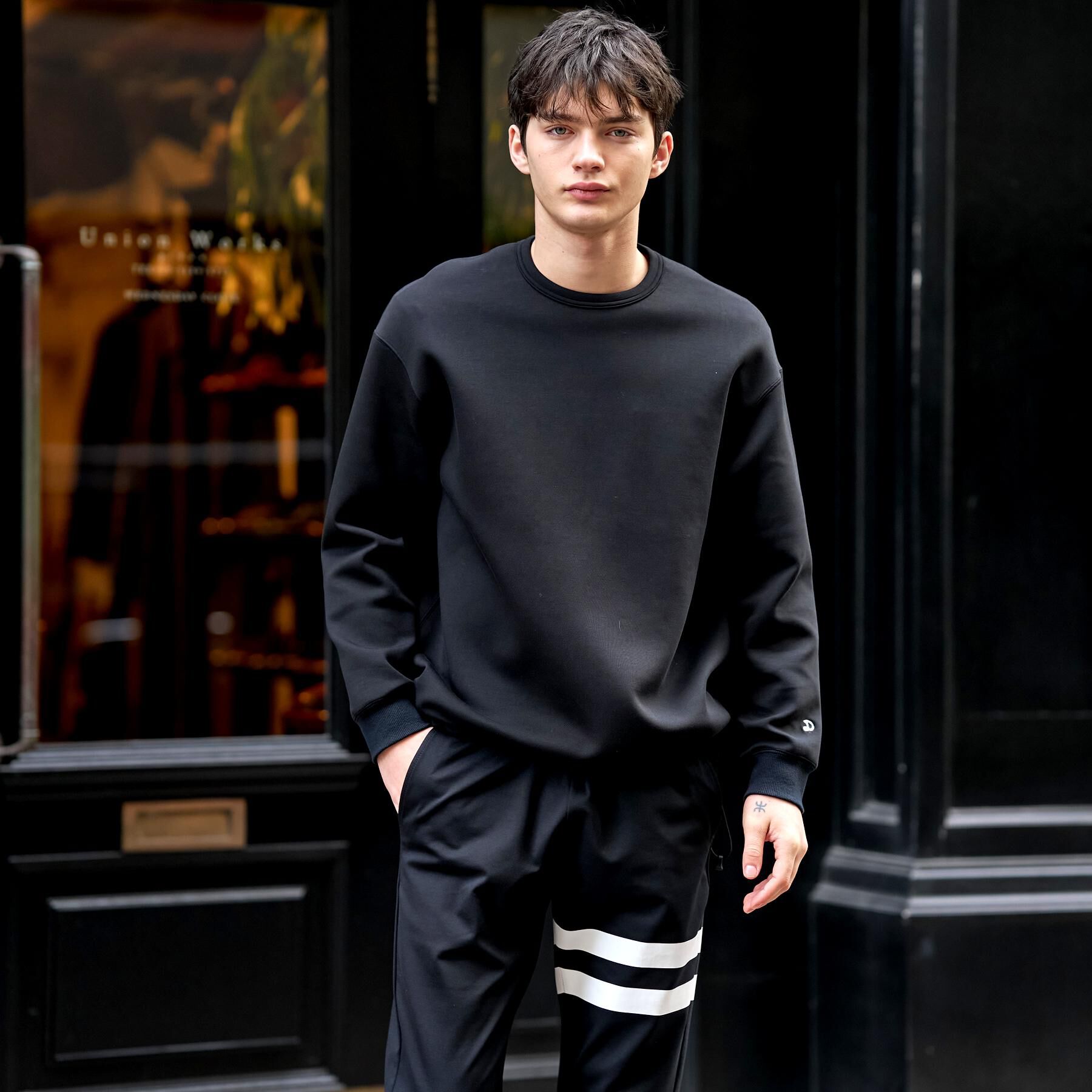 DRESSTERIOR「ストレッチ ダンボールプルオーバー」|Tシャツ・カットソー|