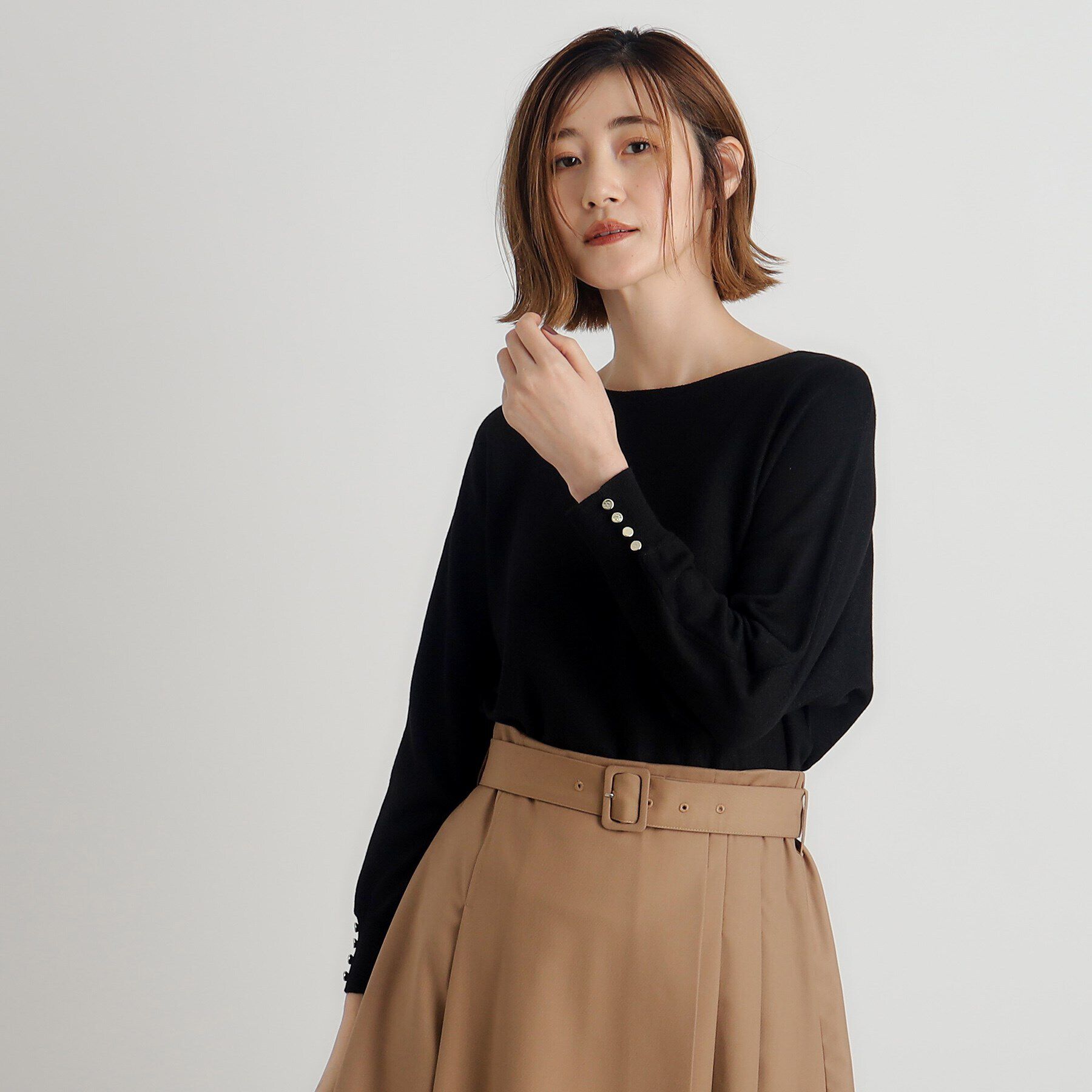 grove「ラメドルマンニットプルオーバー」|ニット・セーター|