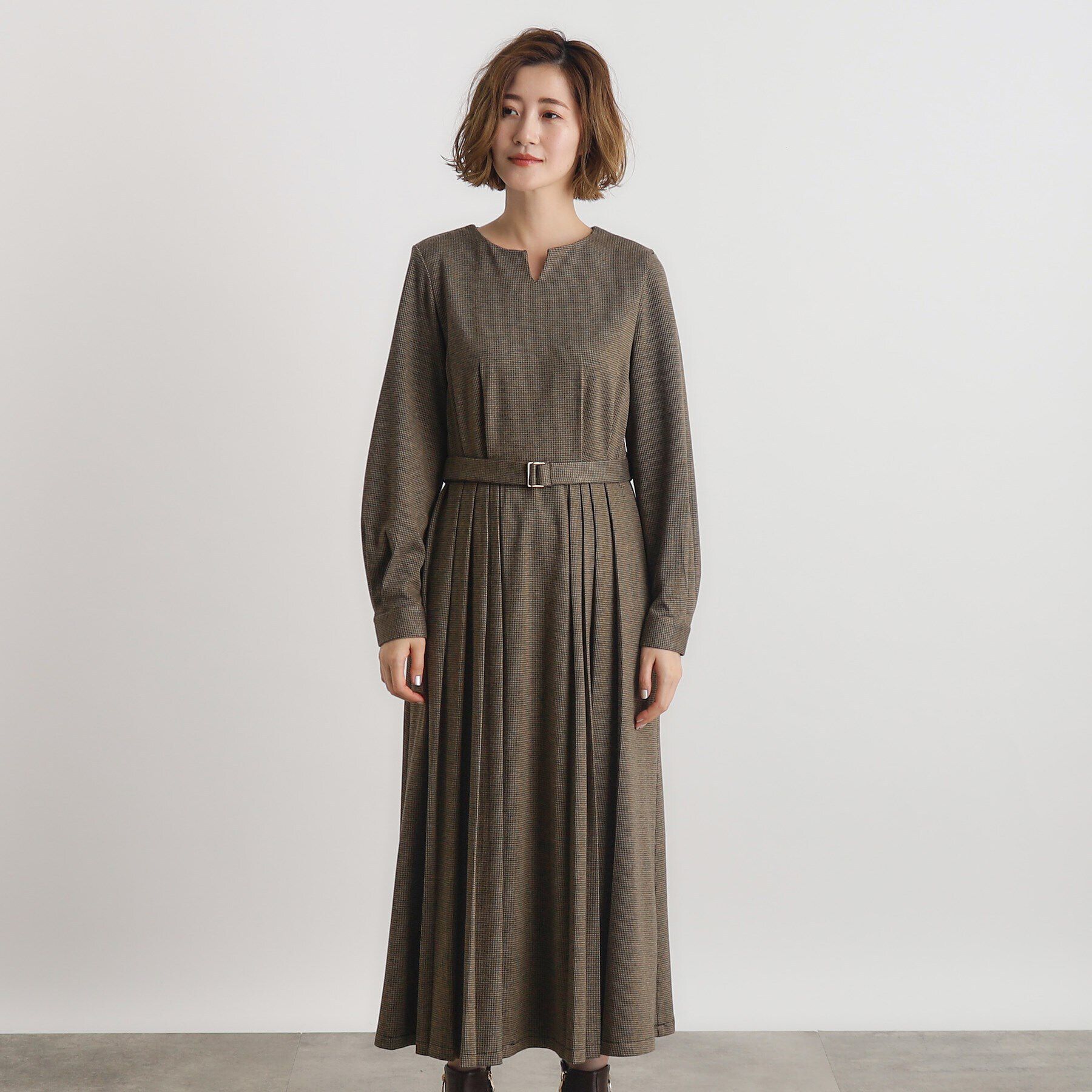 grove「カットジャカードワンピース」|ワンピース|