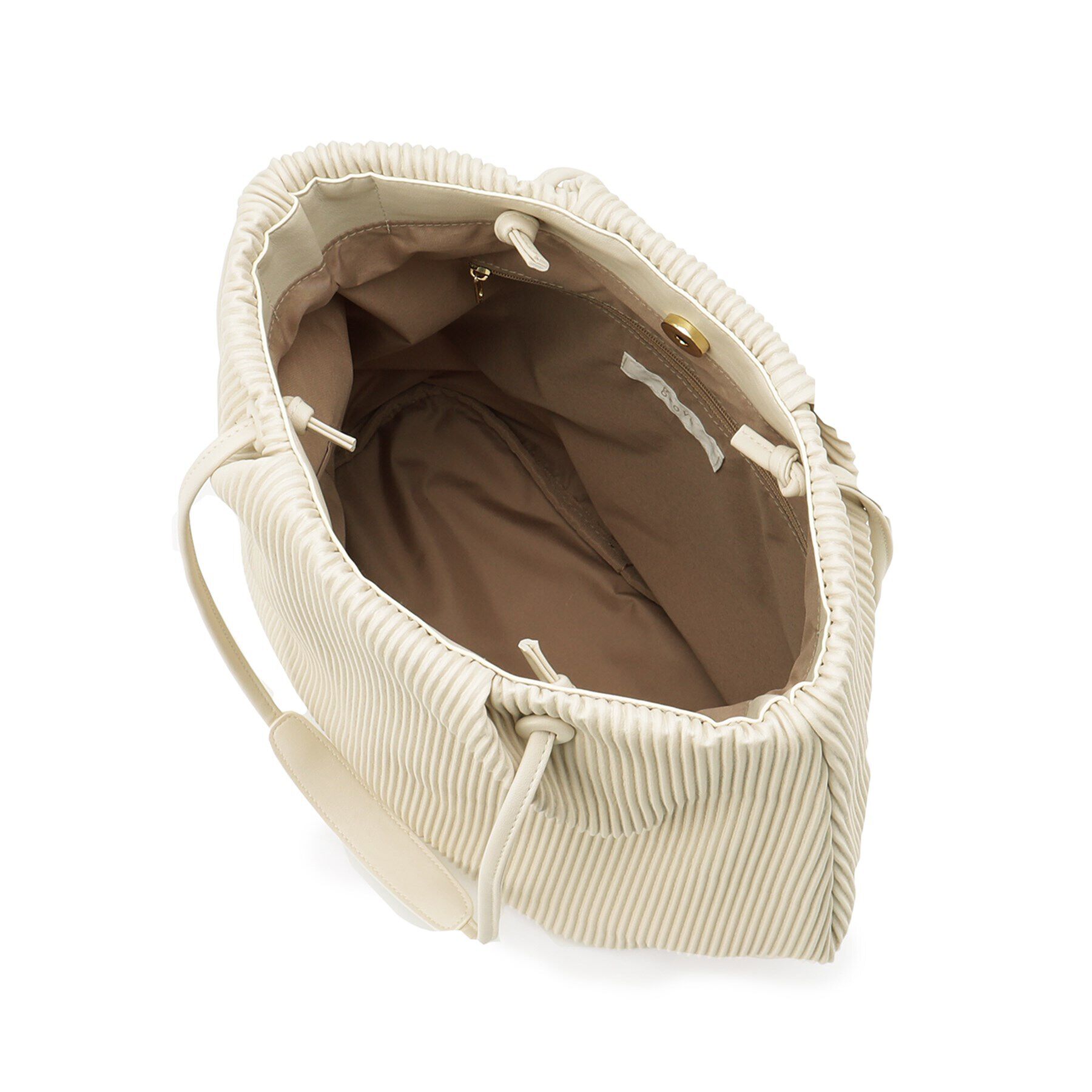 grove「プリーツハトメチャーム付きトート」|トートバッグ|