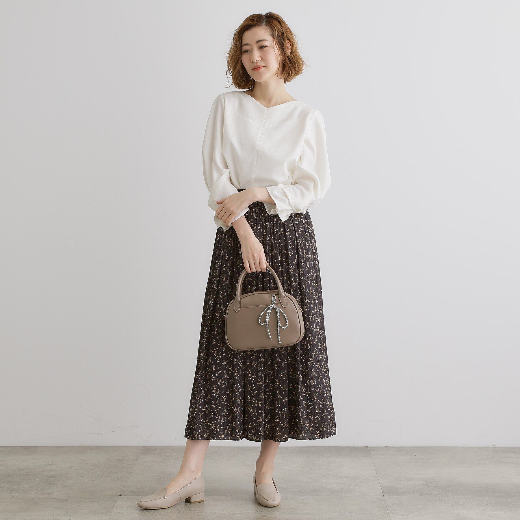 grove「リボンチャーム2WAYボストン」|ボストンバッグ|