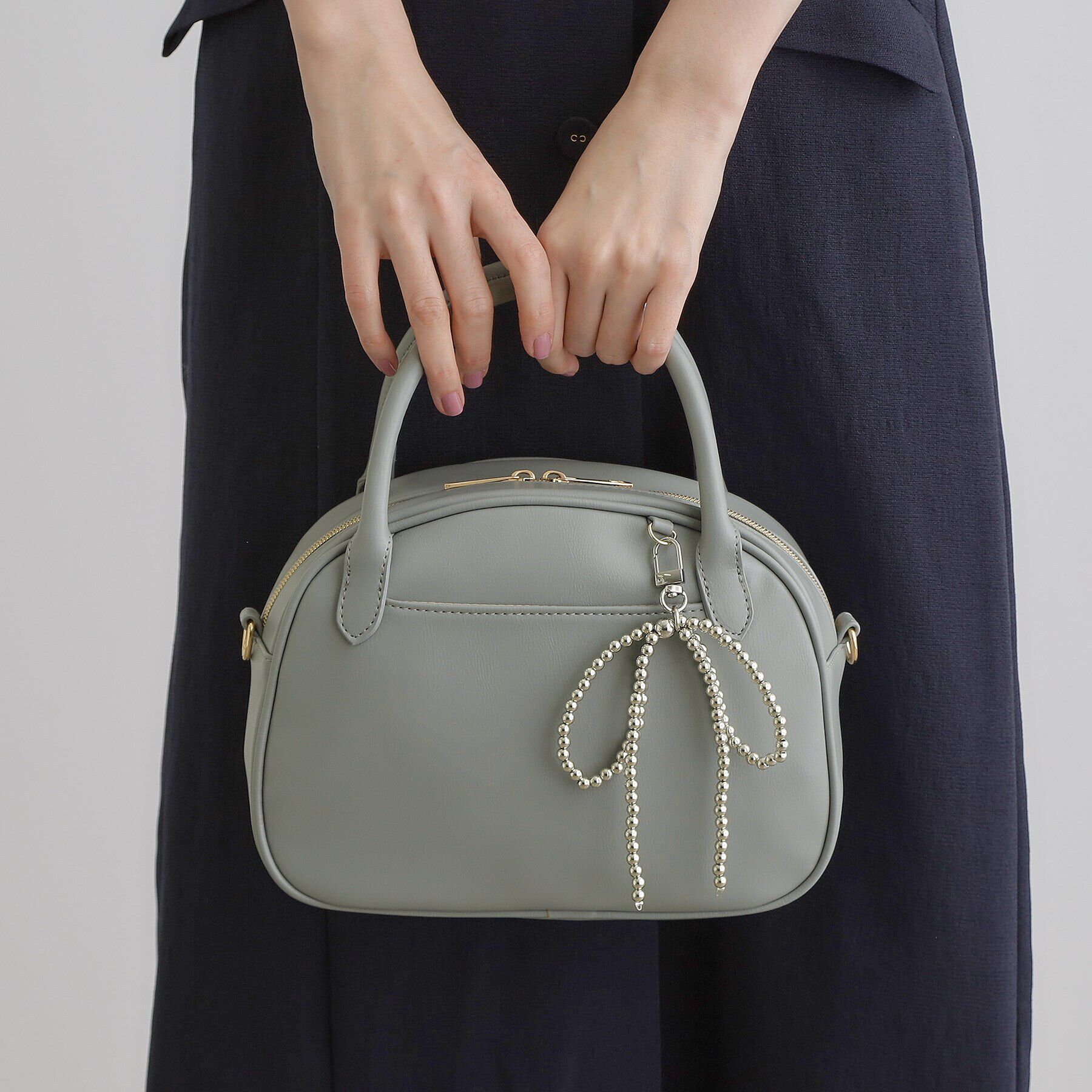 grove「リボンチャーム2WAYボストン」|ボストンバッグ|