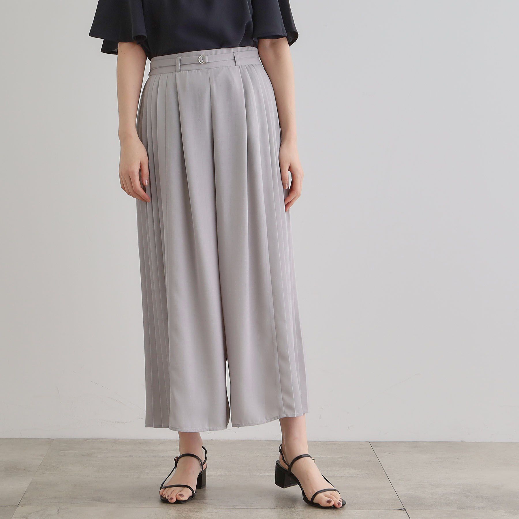 grove「さらっと軽やか サイドプリーツスカーチョ」|その他|