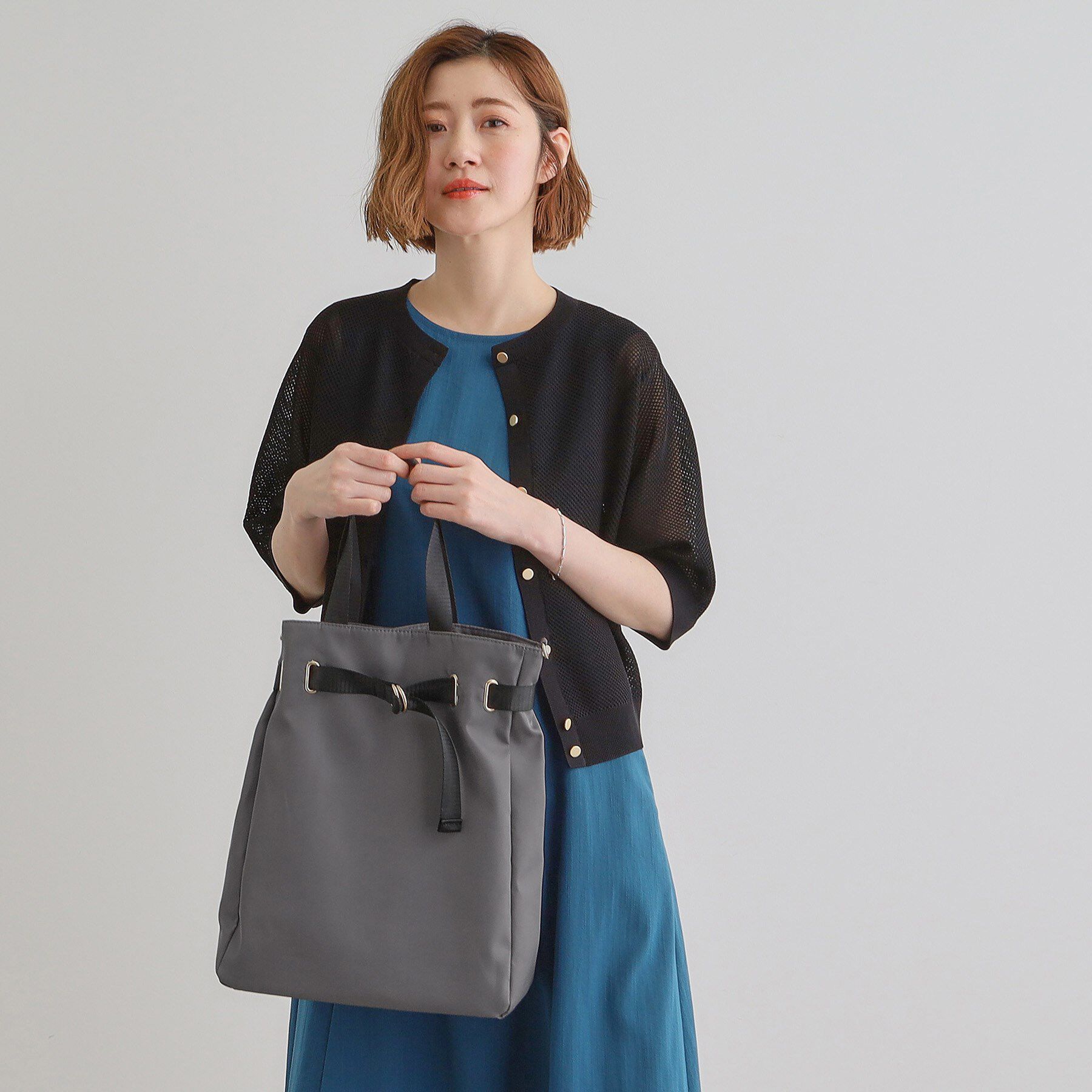 grove「【晴れの日も雨の日も】撥水ベルト2WAYトート」|トートバッグ|