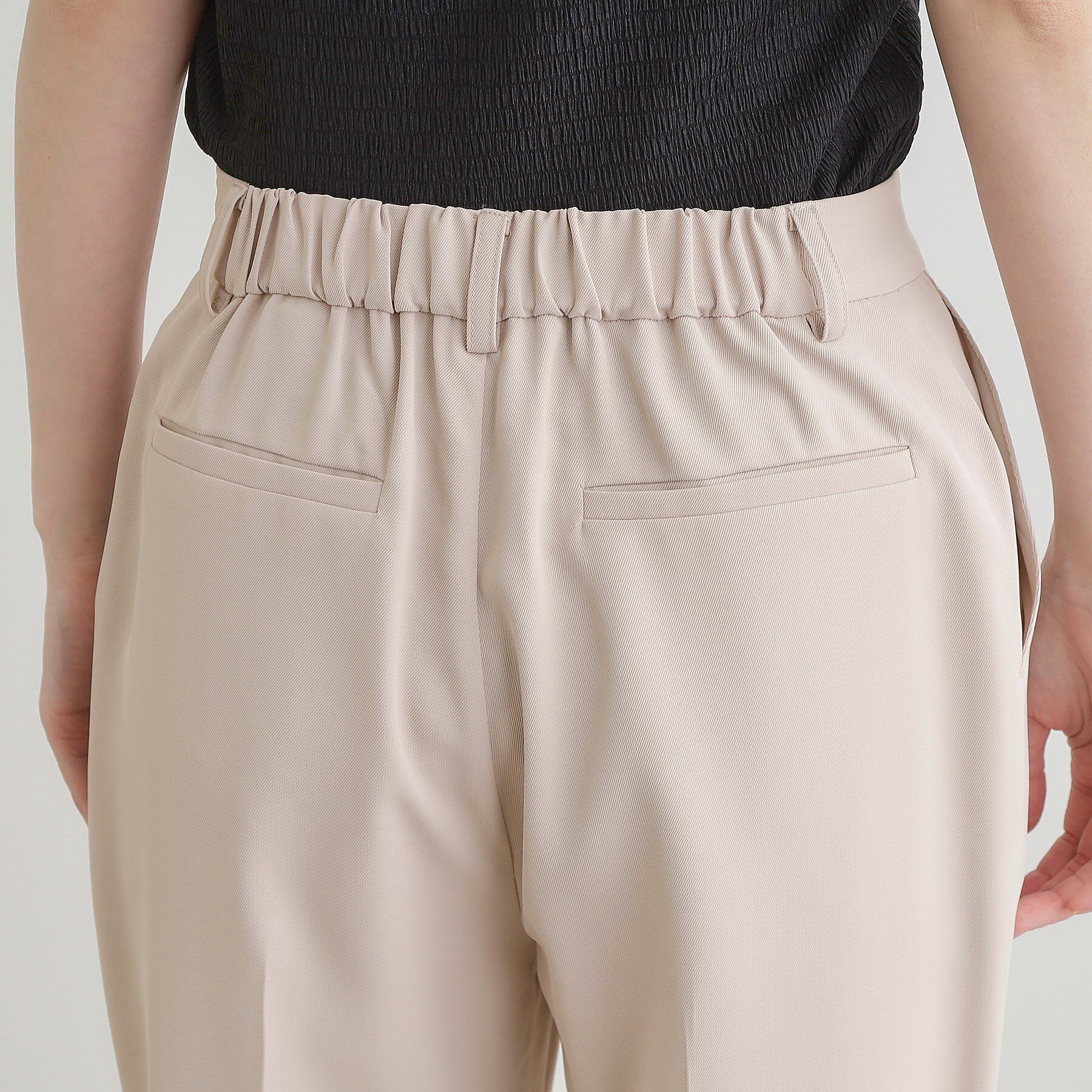 grove「ひんやり、すらり。夏の美シルエット ドレープストレートパンツ」|その他|