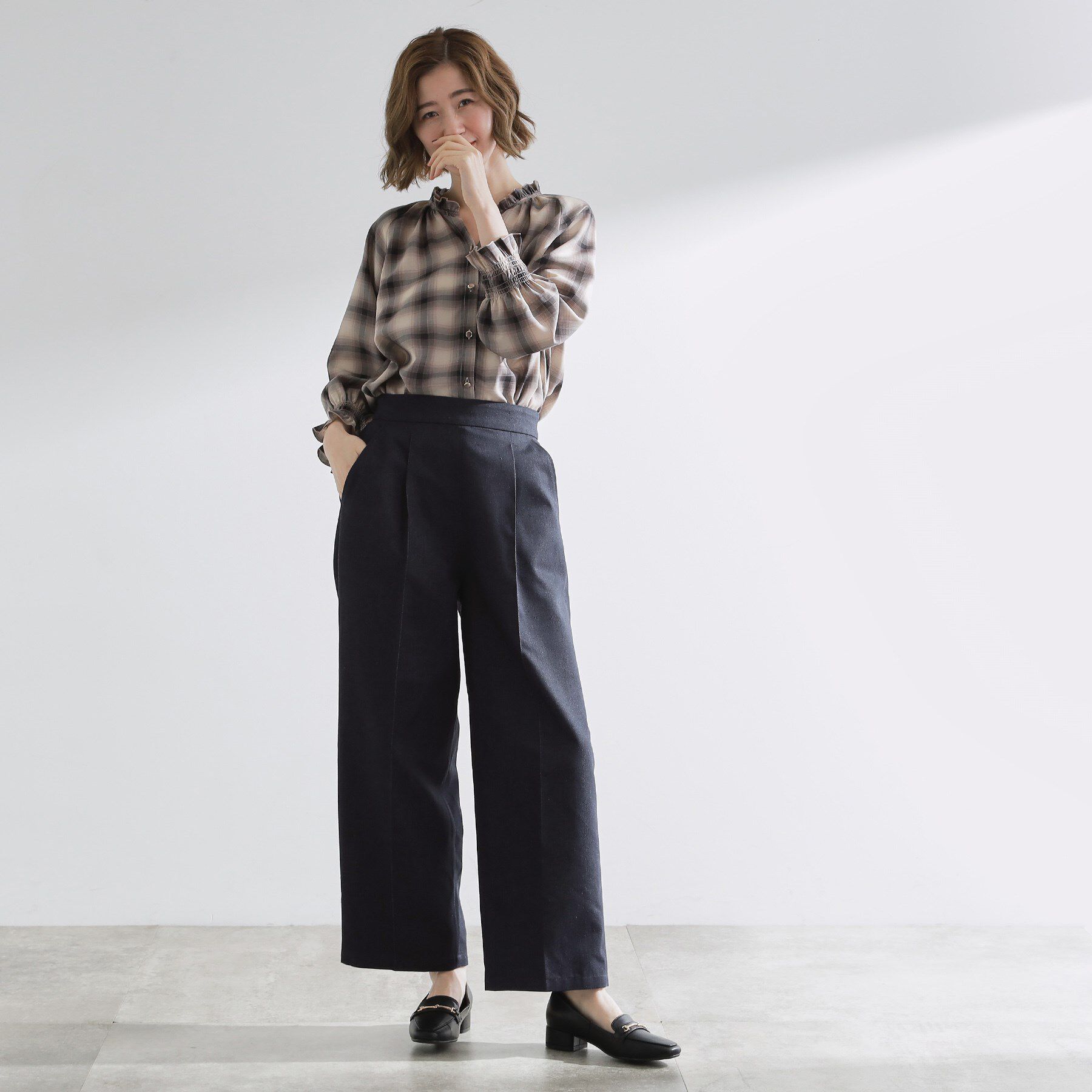 grove「【2点SET/体型カバー】夏から秋まで着まわせる！プリーツビスチェセットアップ」|スーツ|