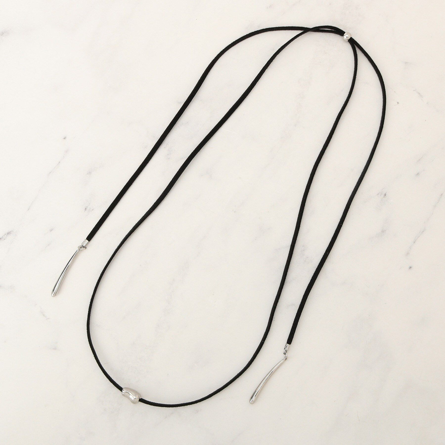 grove「スウェード調メタルチョーカー」|ネックレス|