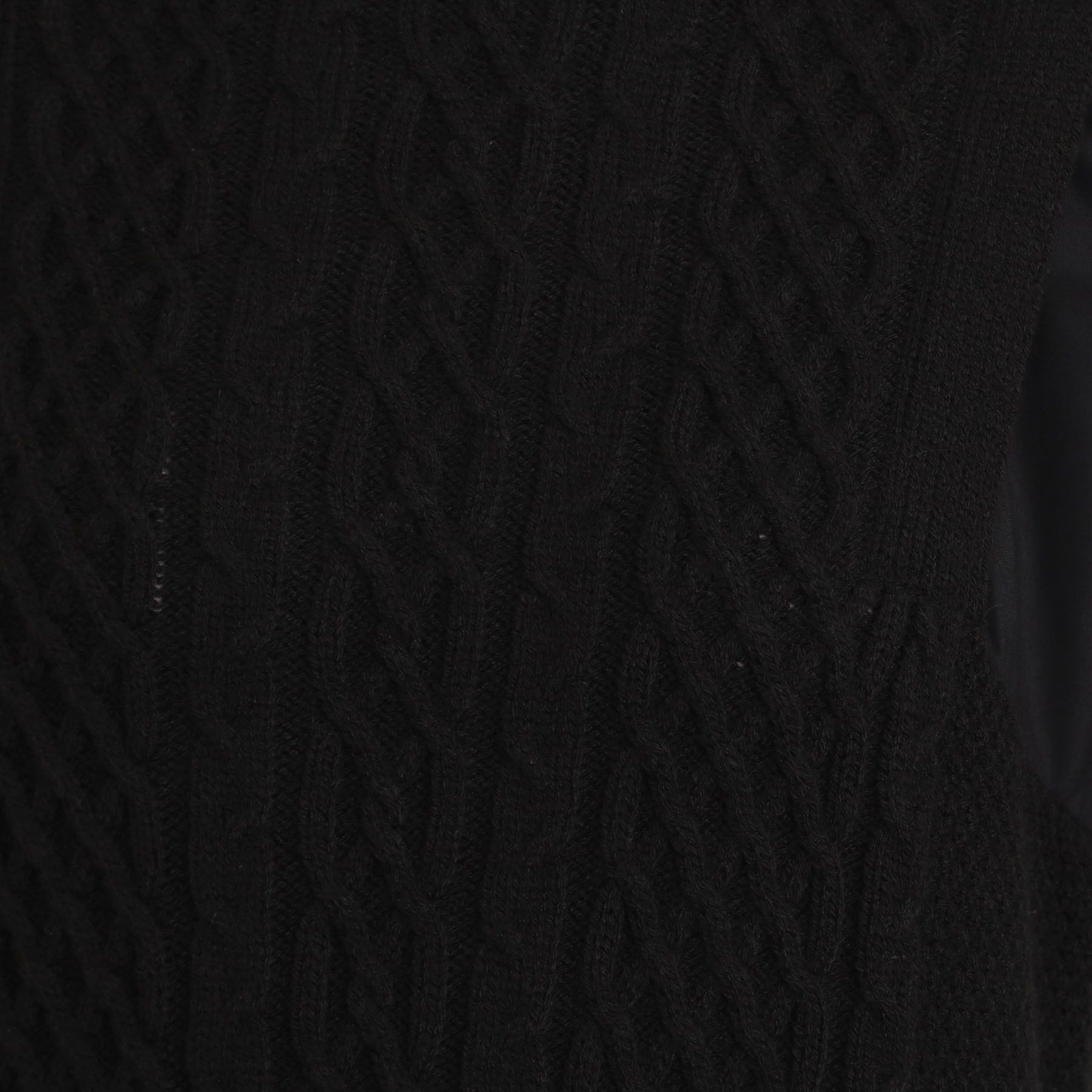 grove「一枚で華やぐ、袖布帛ケーブルニットワンピース」|ワンピース|