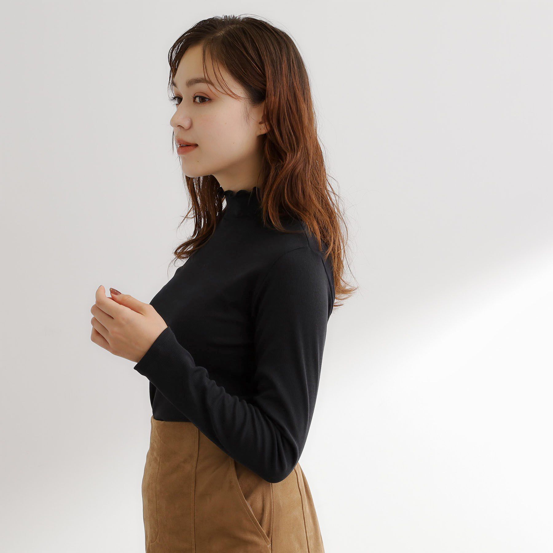 grove「毎日にちょうどいい、テレコメロータートルネック」|Tシャツ・カットソー|