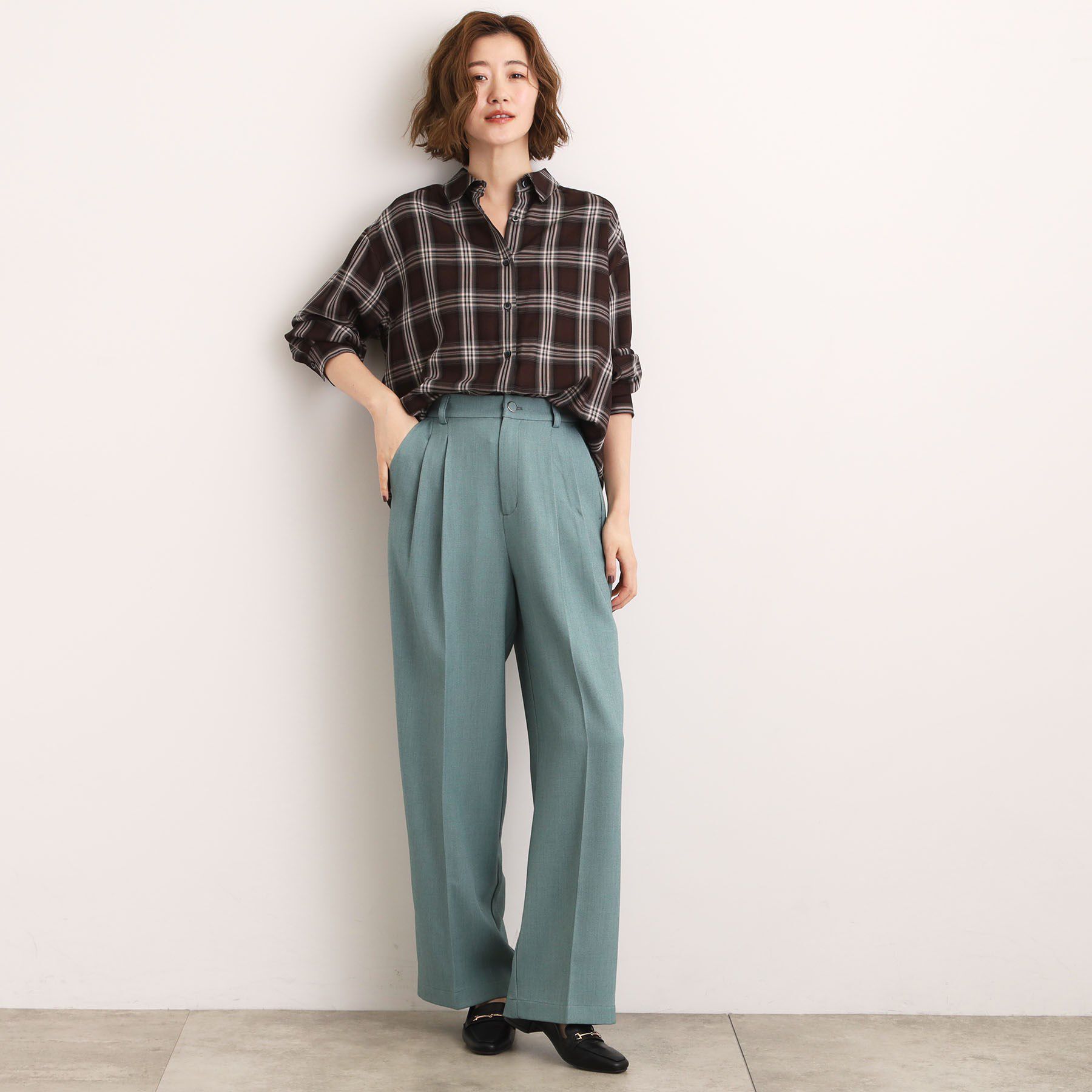 grove「ツータックワイドパンツ」|その他|